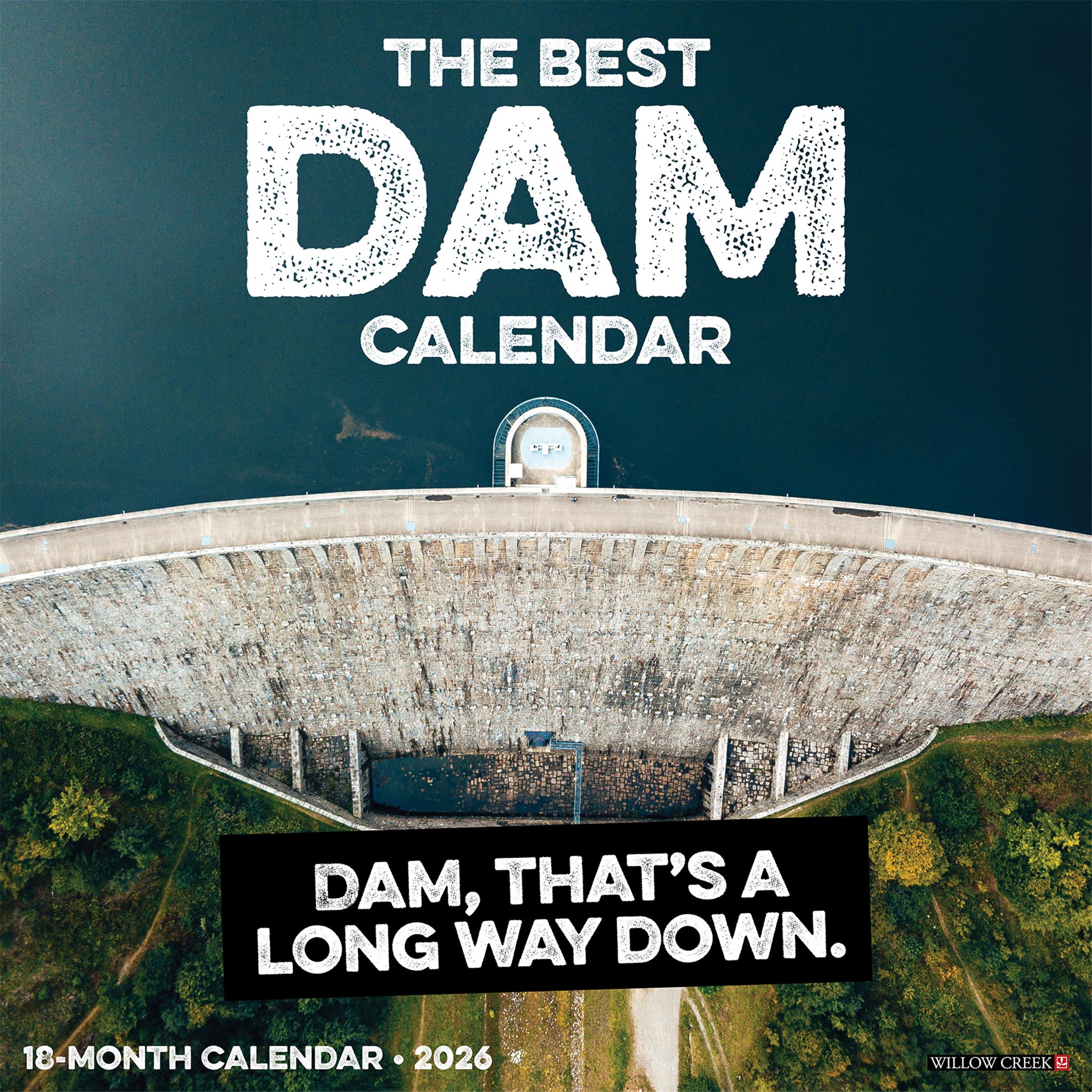 The Best Dam Calendar 2026 Wall Calendar - Online Only