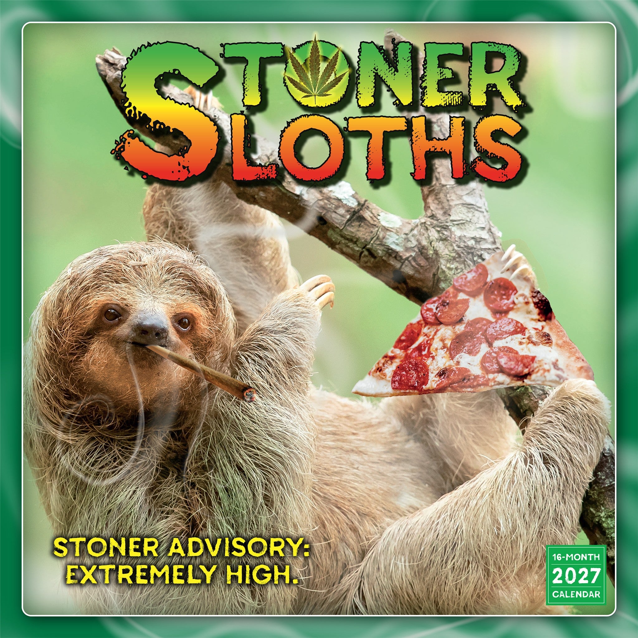 Stoner Sloths 2027 Wall Calendar