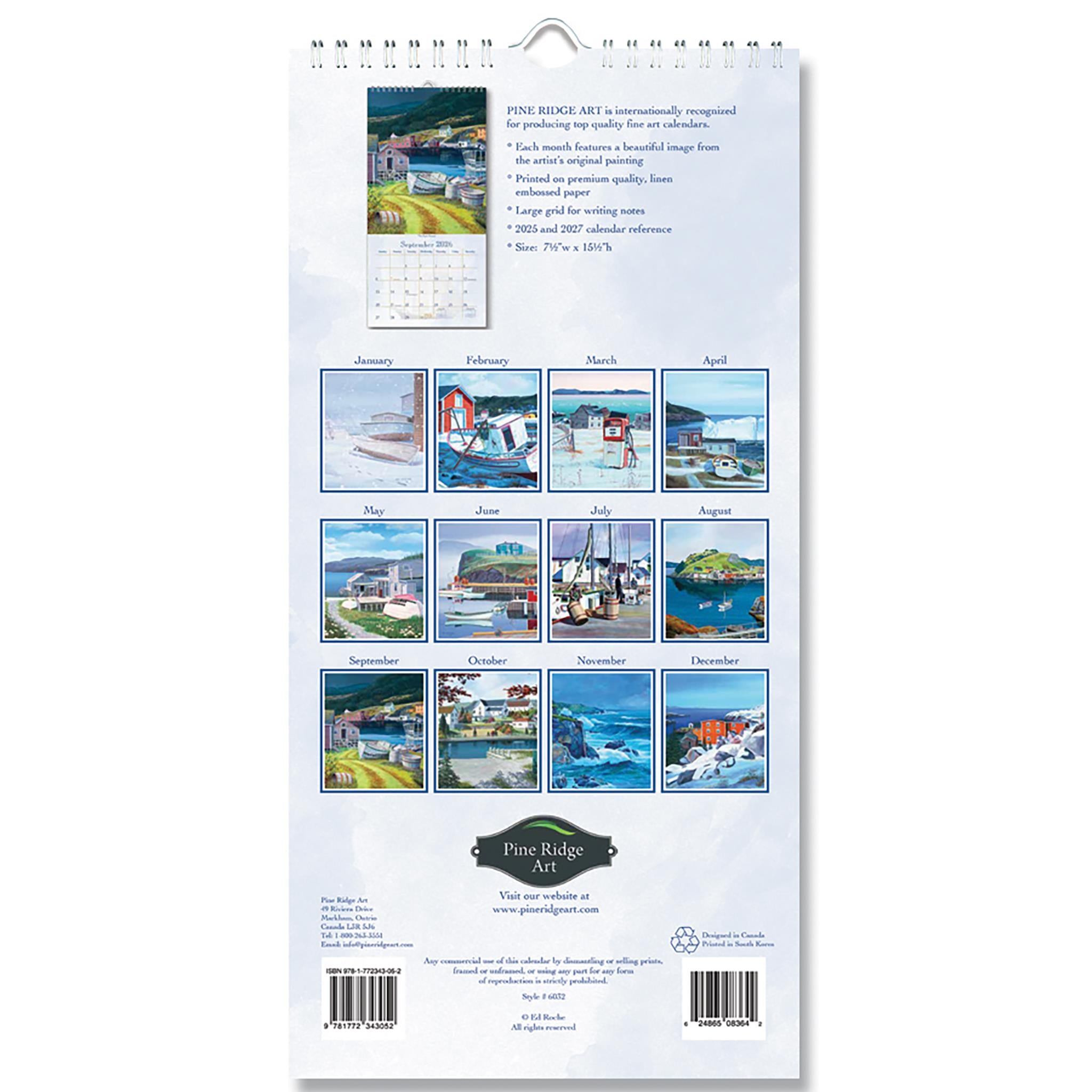 Newfoundland 2026 Slim Calendar