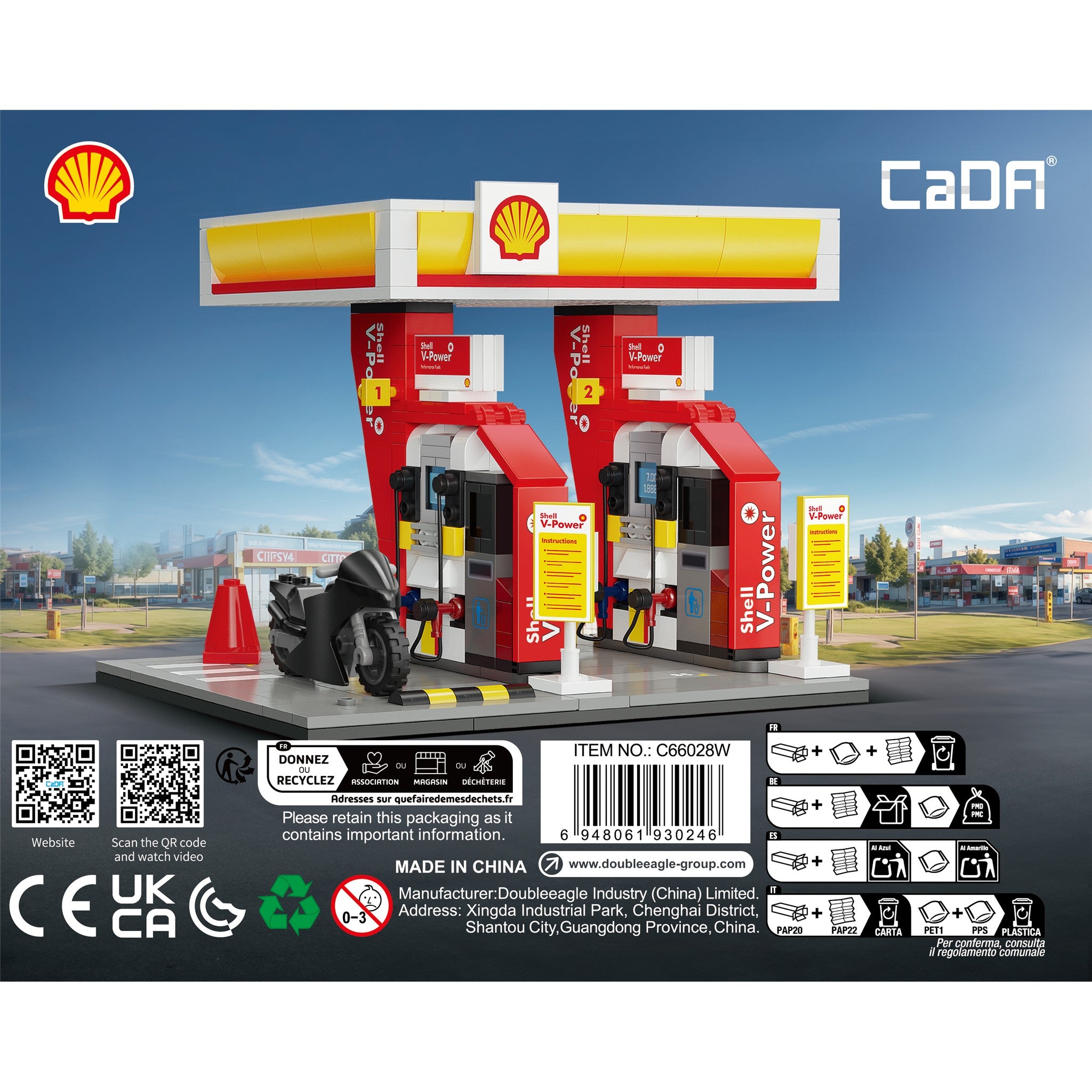 Shell Retail Station 305 Pieces