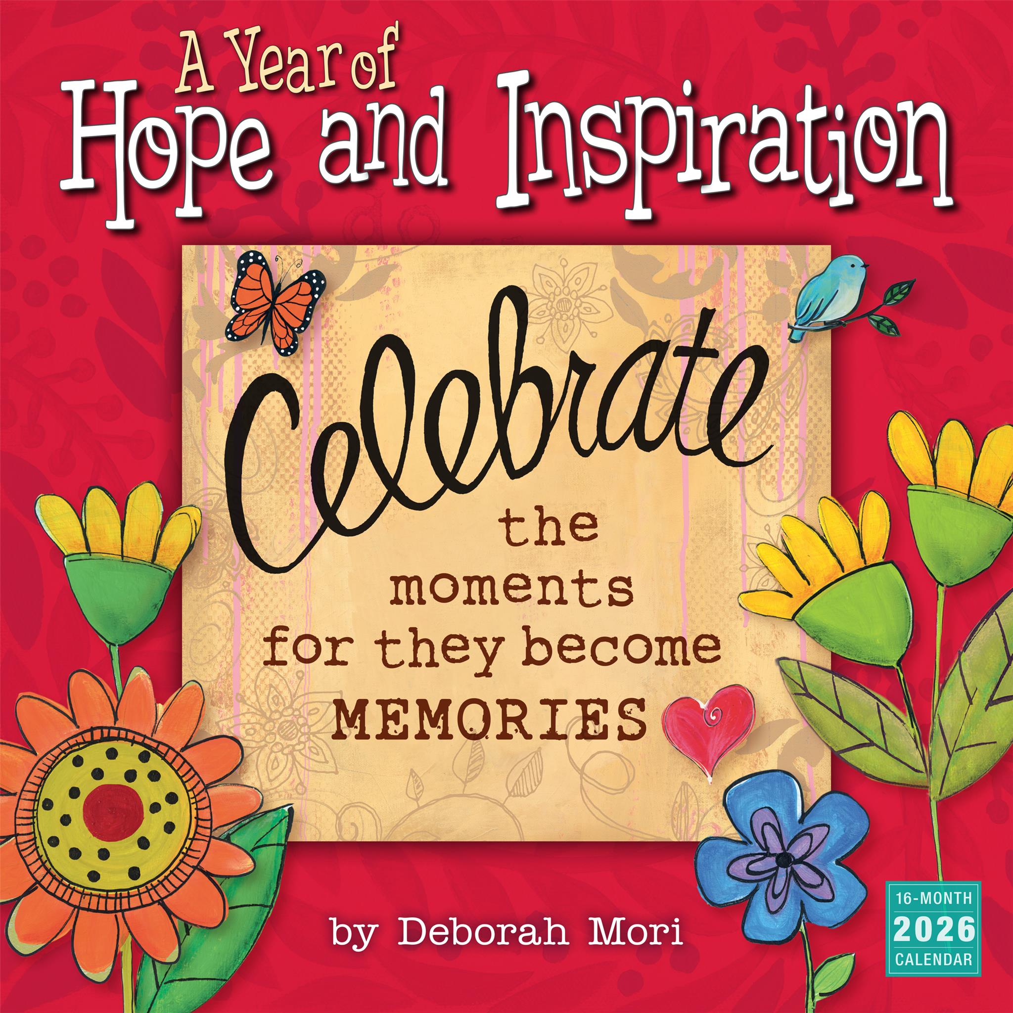 Year Of Hope And Inspiration 2026 Wall Calendar