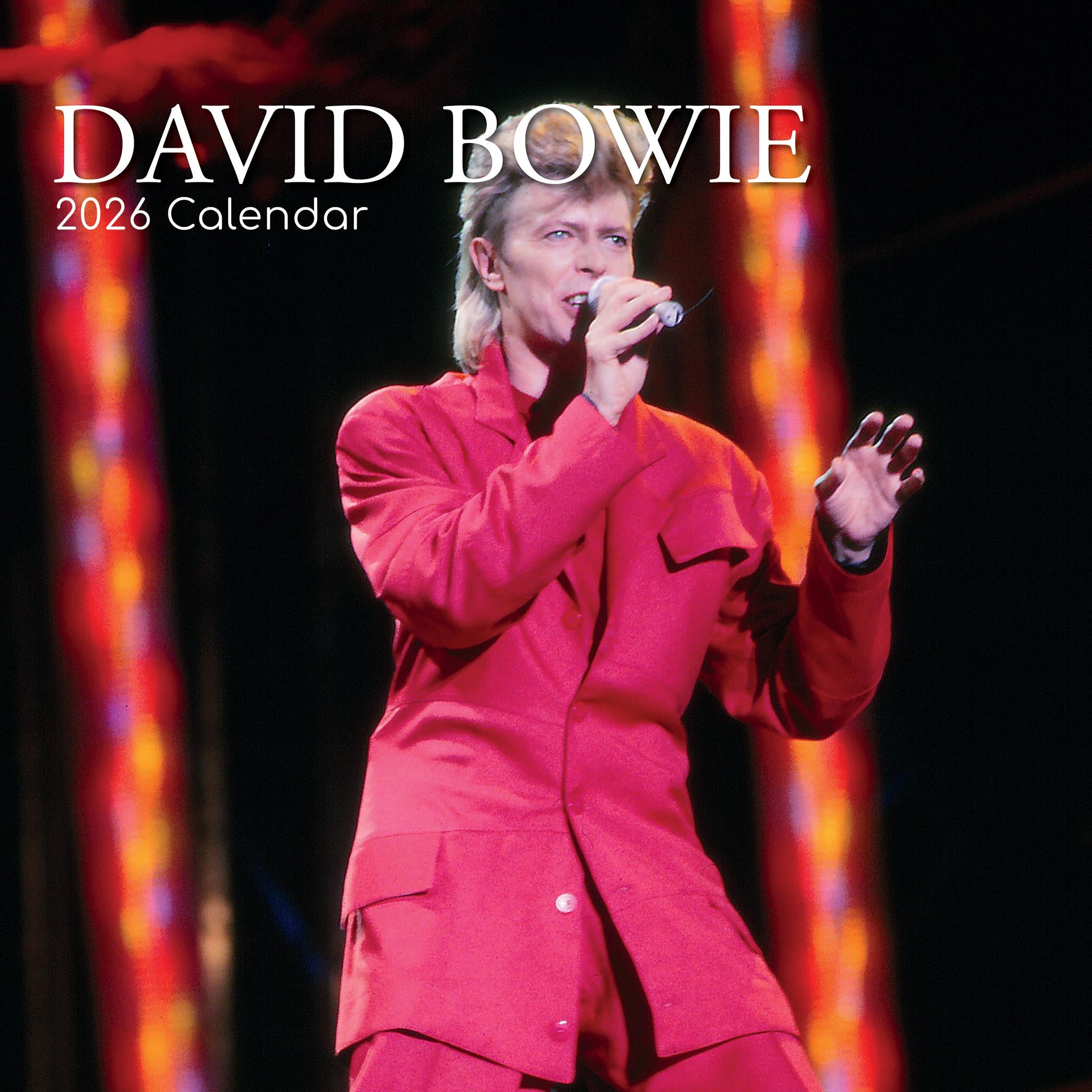 David Bowie 2026 Wall Calendar