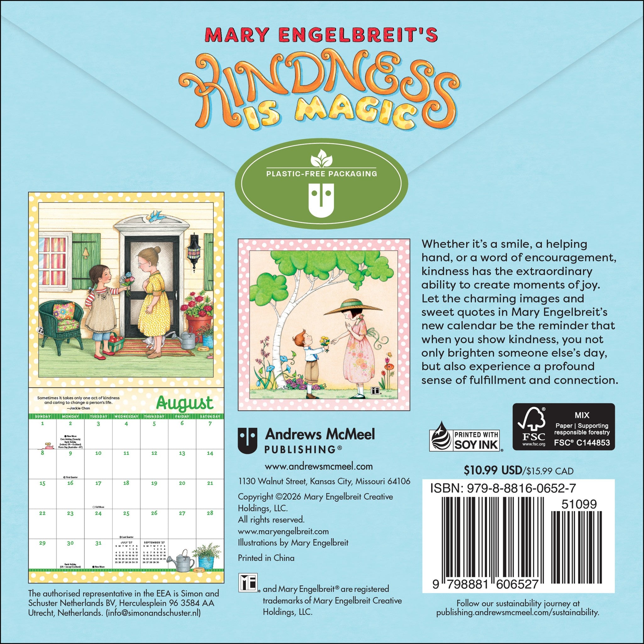 Mary Engelbreit's Kindness is Magic 2027 Mini Calendar - Online Only