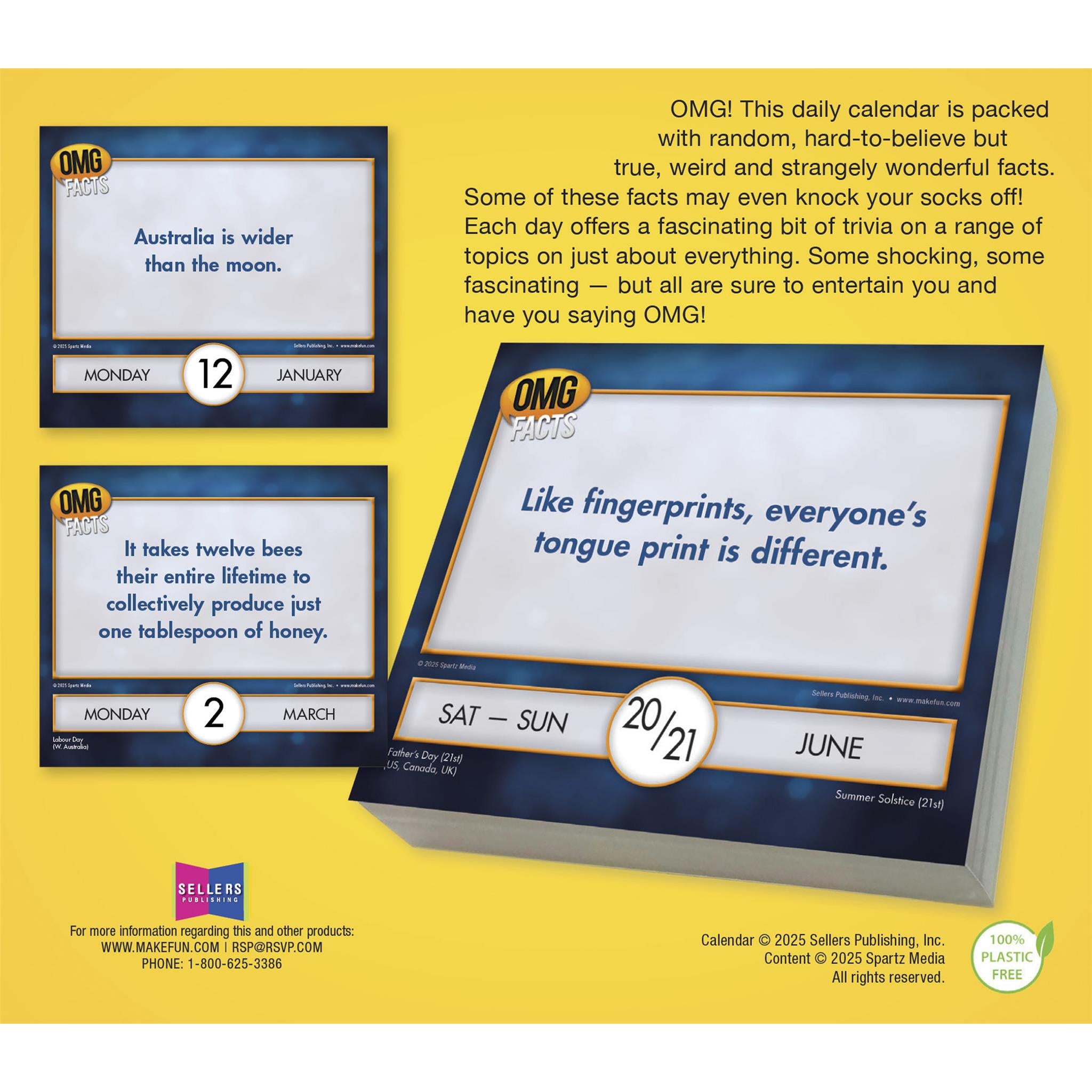 OMG Facts 2026 Box Calendar
