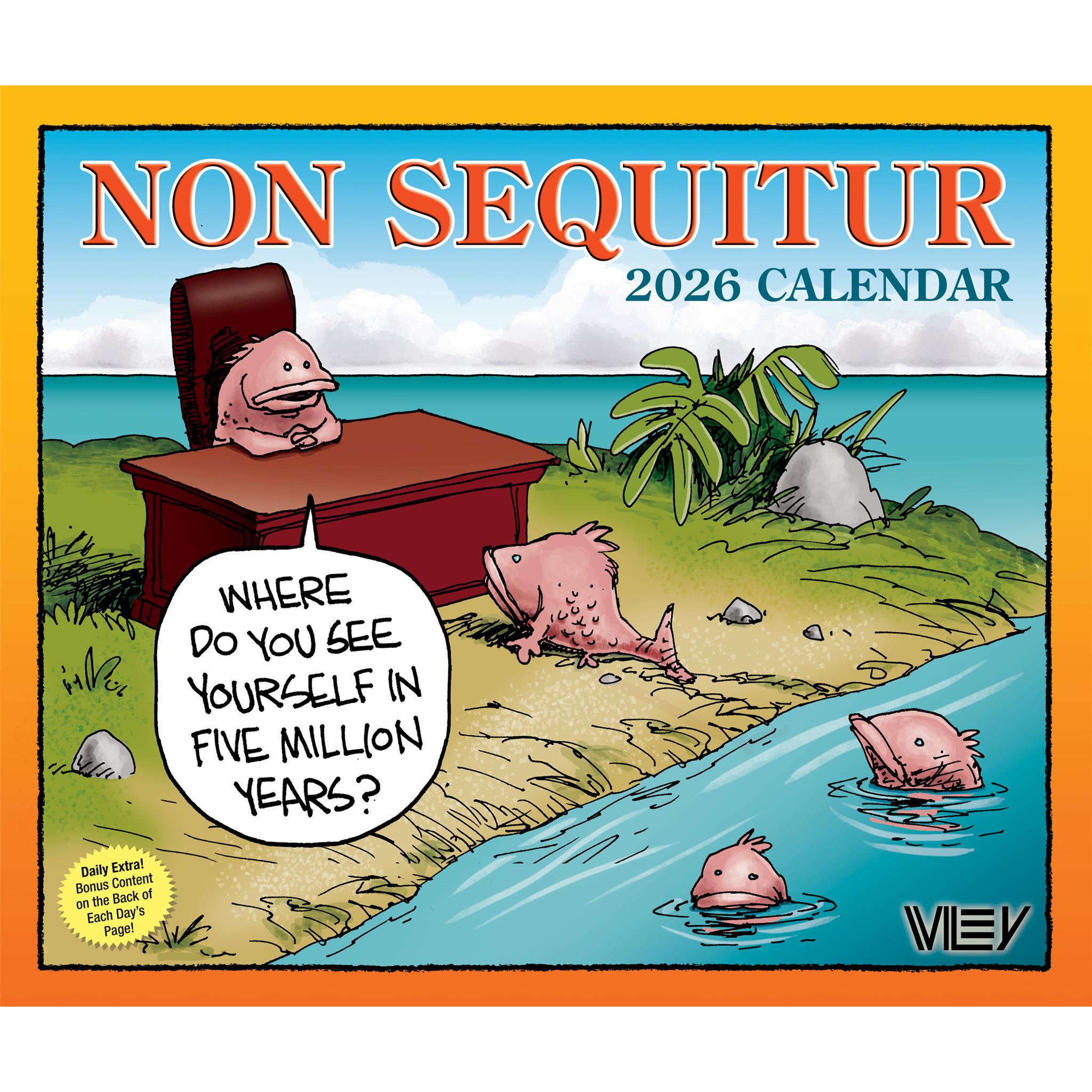 Non Sequitur 2026 Box Calendar
