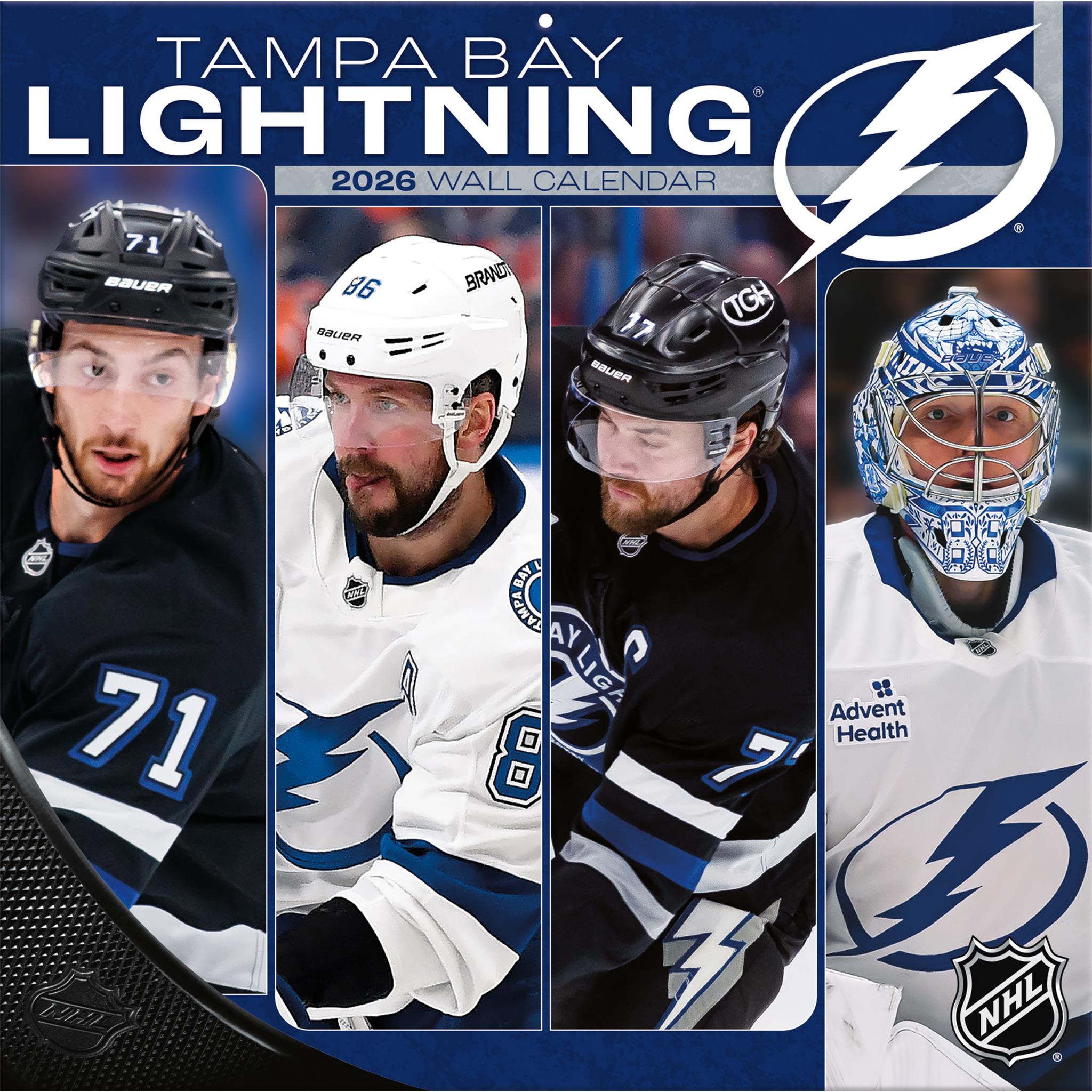 NHL Tampa Bay Lightning 2026 Wall Calendar - Online Only