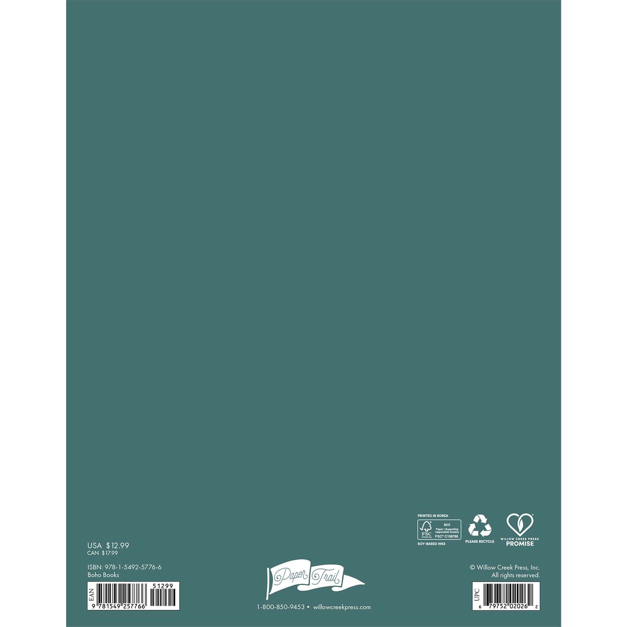 Boho Books 2026 Monthly Planner Calendar