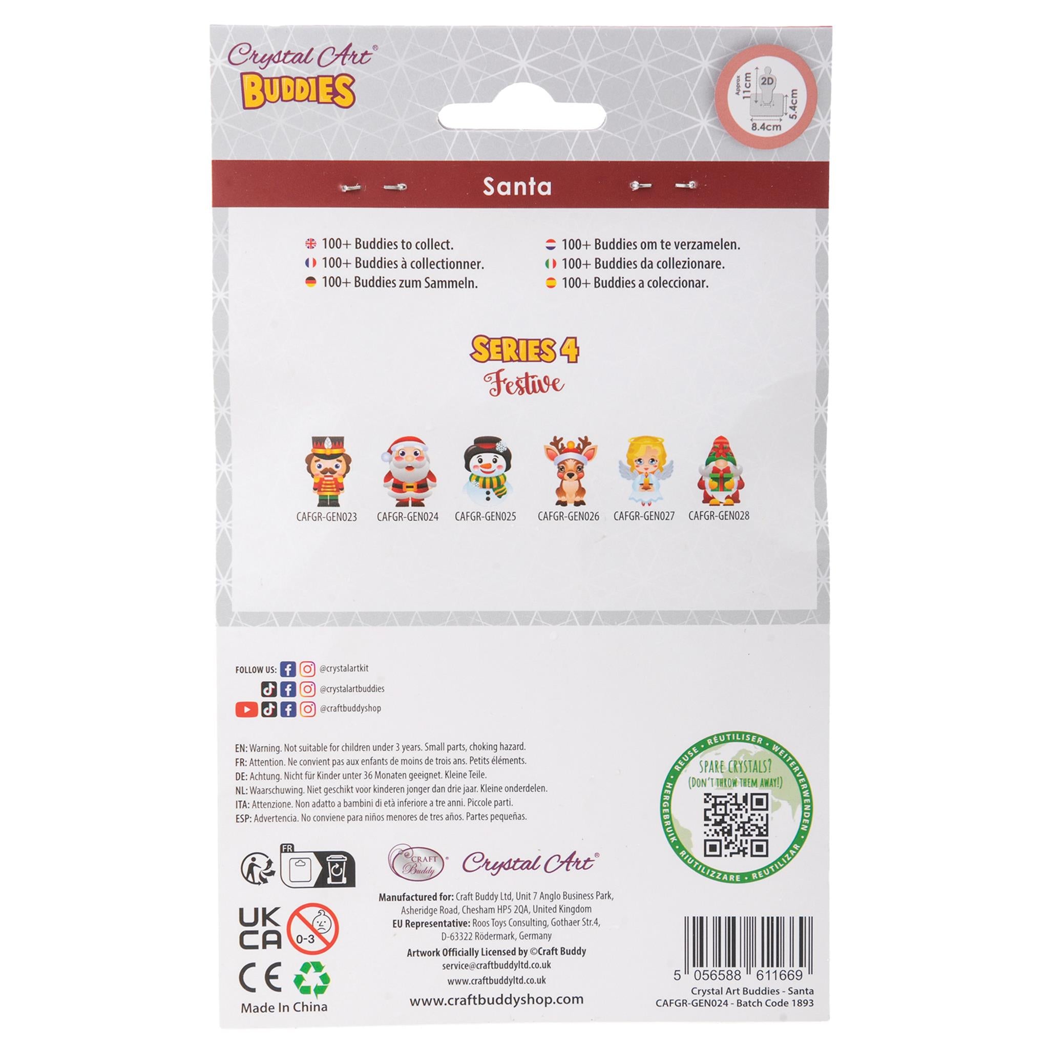 Build Your Own Santa Ornament