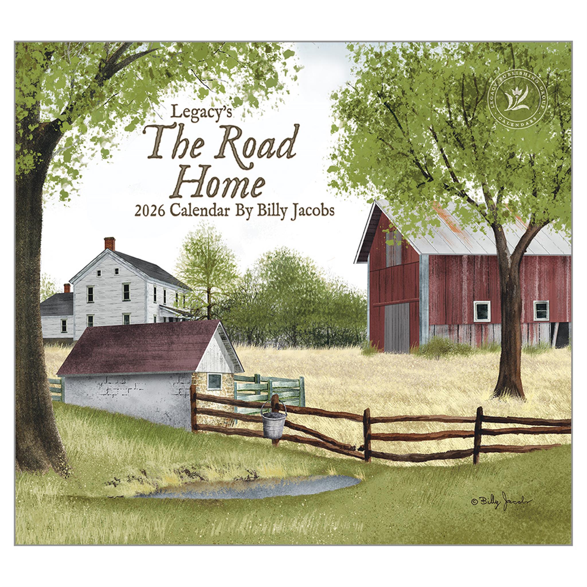 Road Home 2026 Deluxe Wall Calendar - Online Only