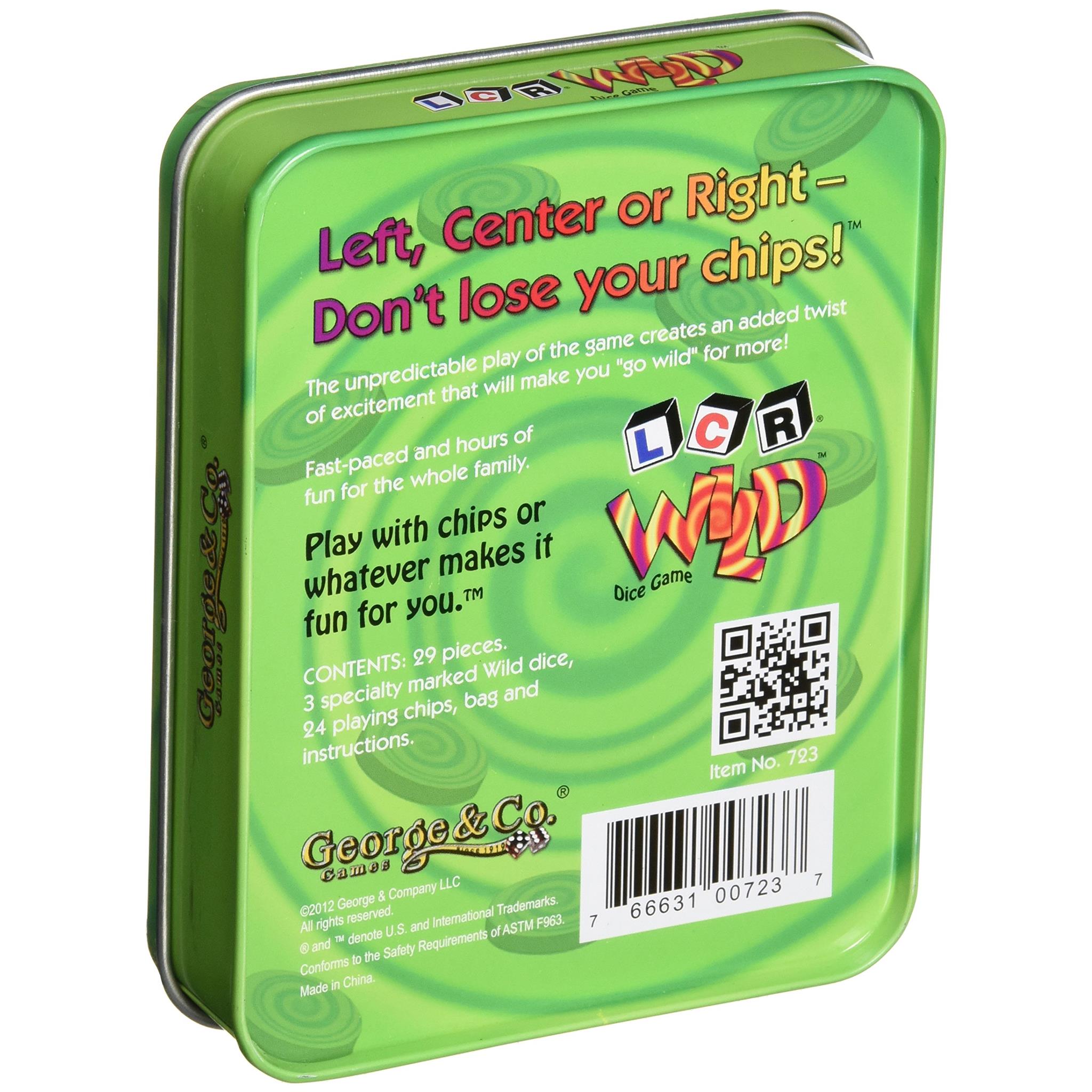 LCR Wild Dice - Calendar Club Canada