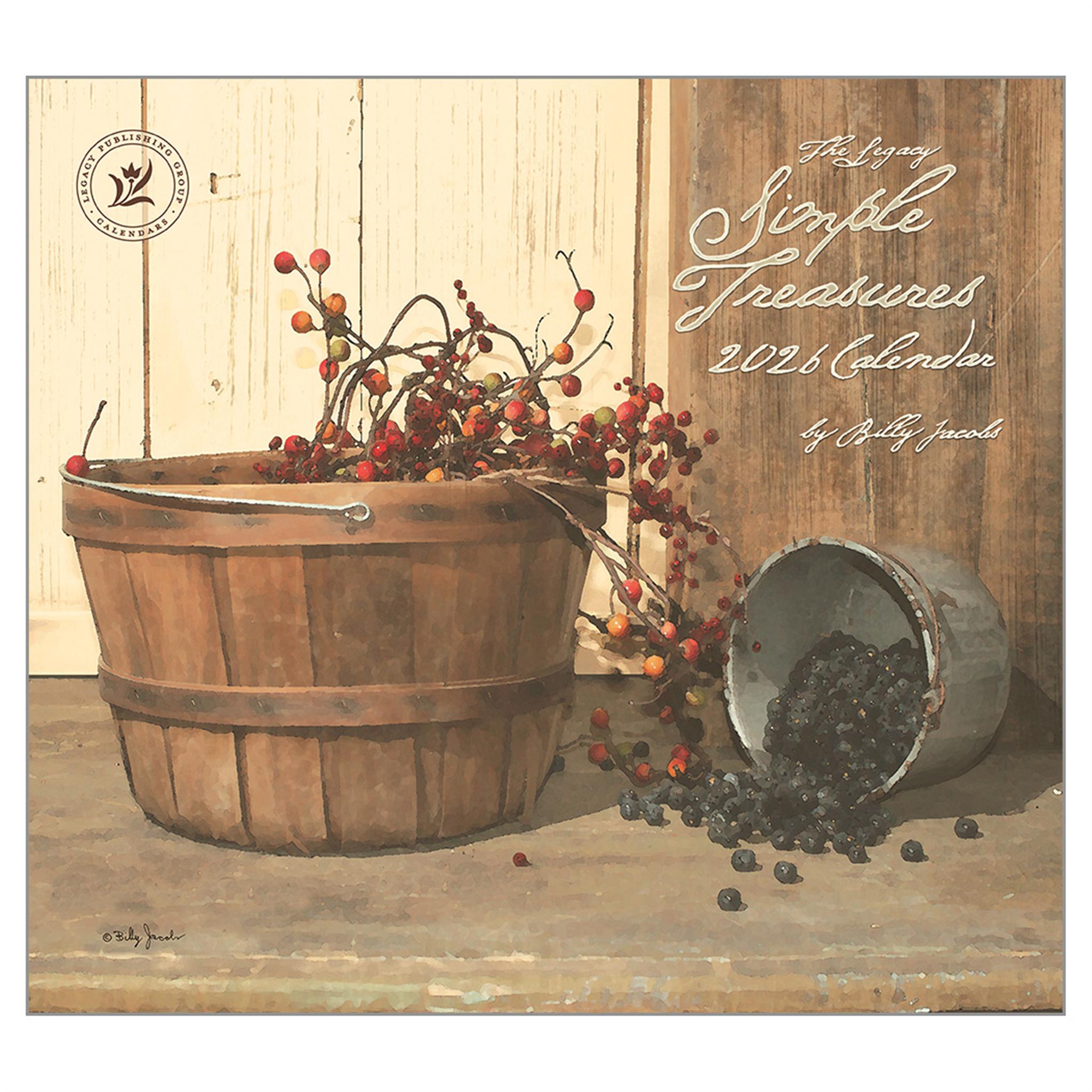 Simple Treasures 2026 Deluxe Wall Calendar - Online Only