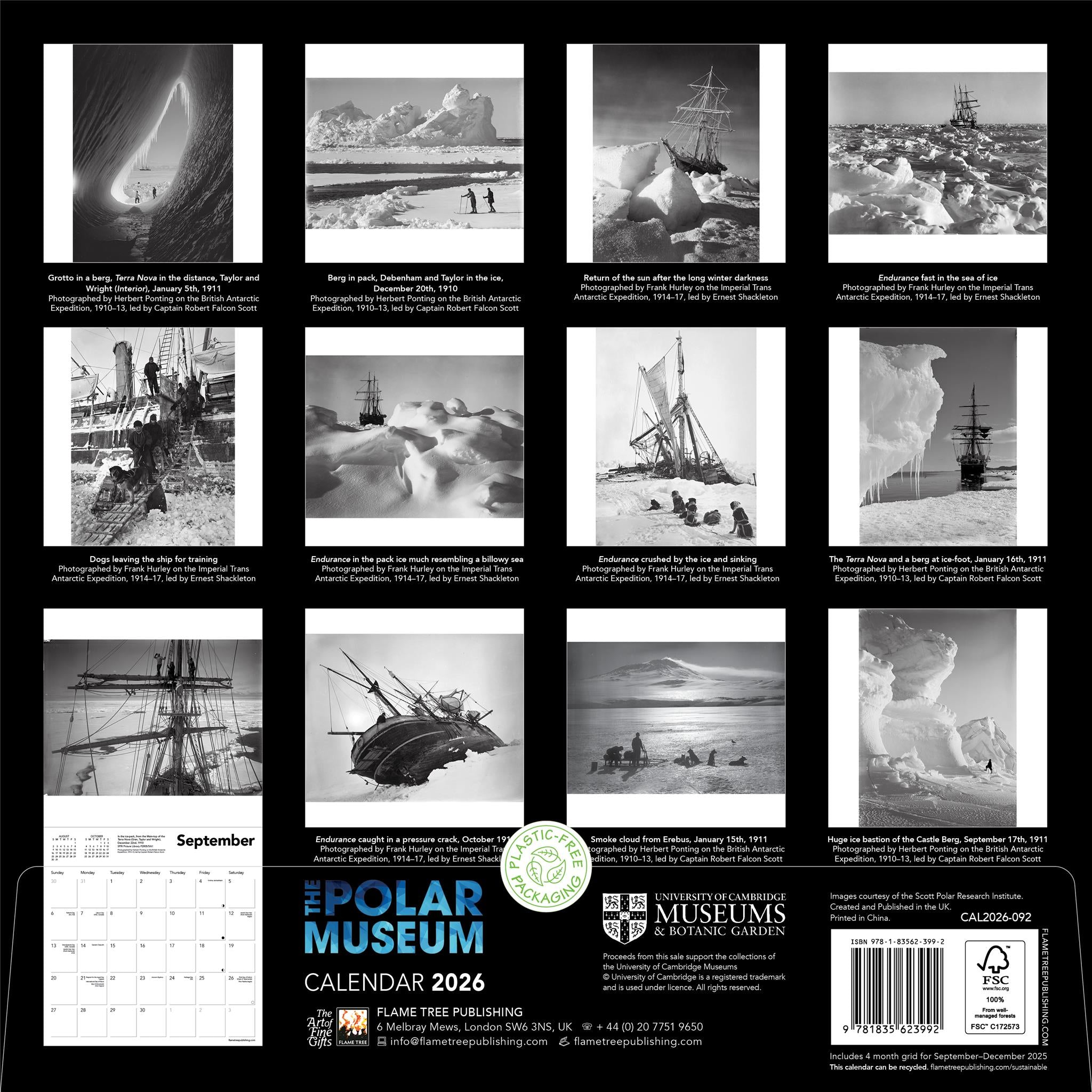 The Polar Museum 2026 Wall Calendar - Online Only