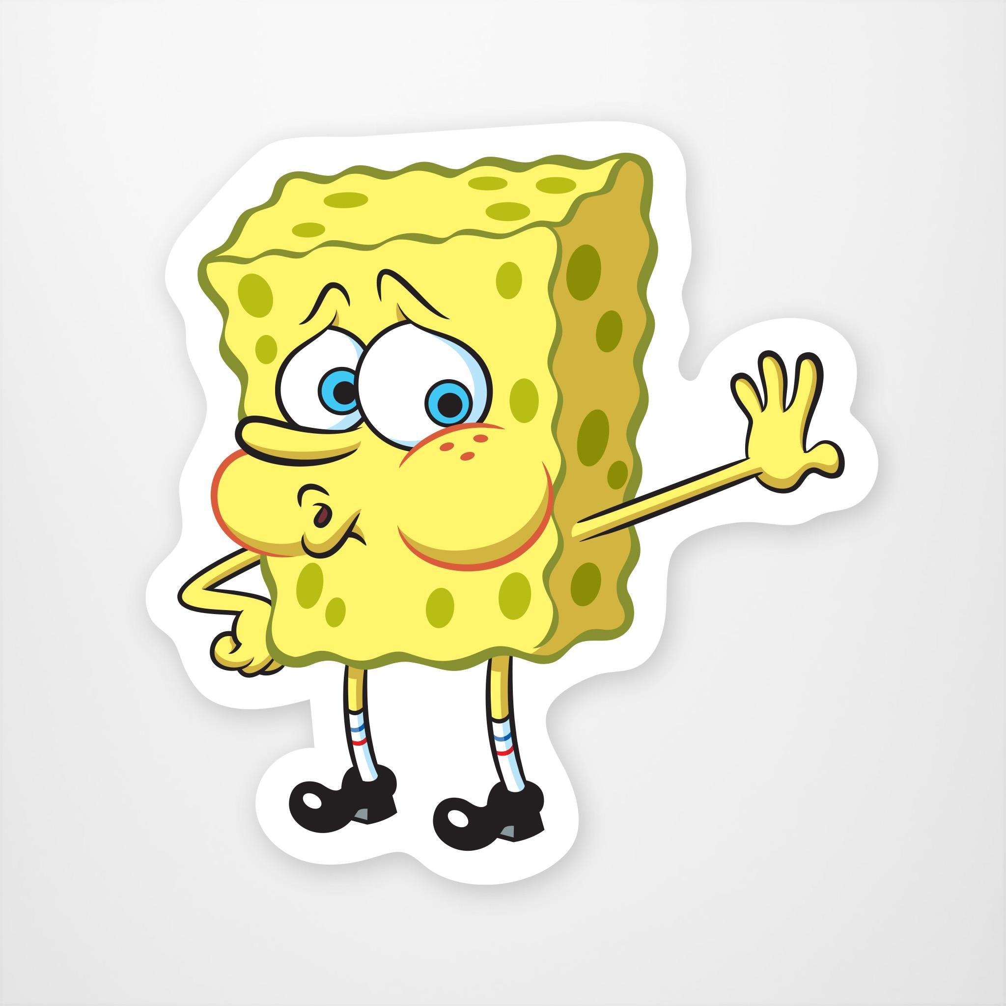 SpongeBob Phew Vinyl Sticker