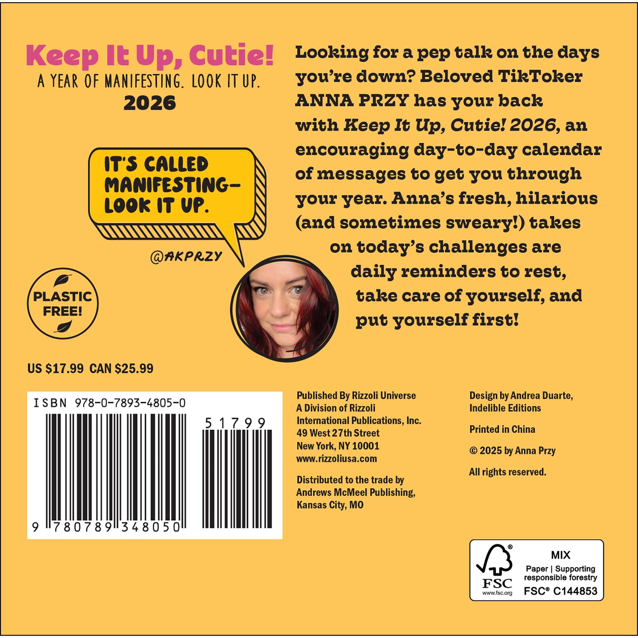 Keep It Up, Cutie! 2026 Box Calendar - Online Only