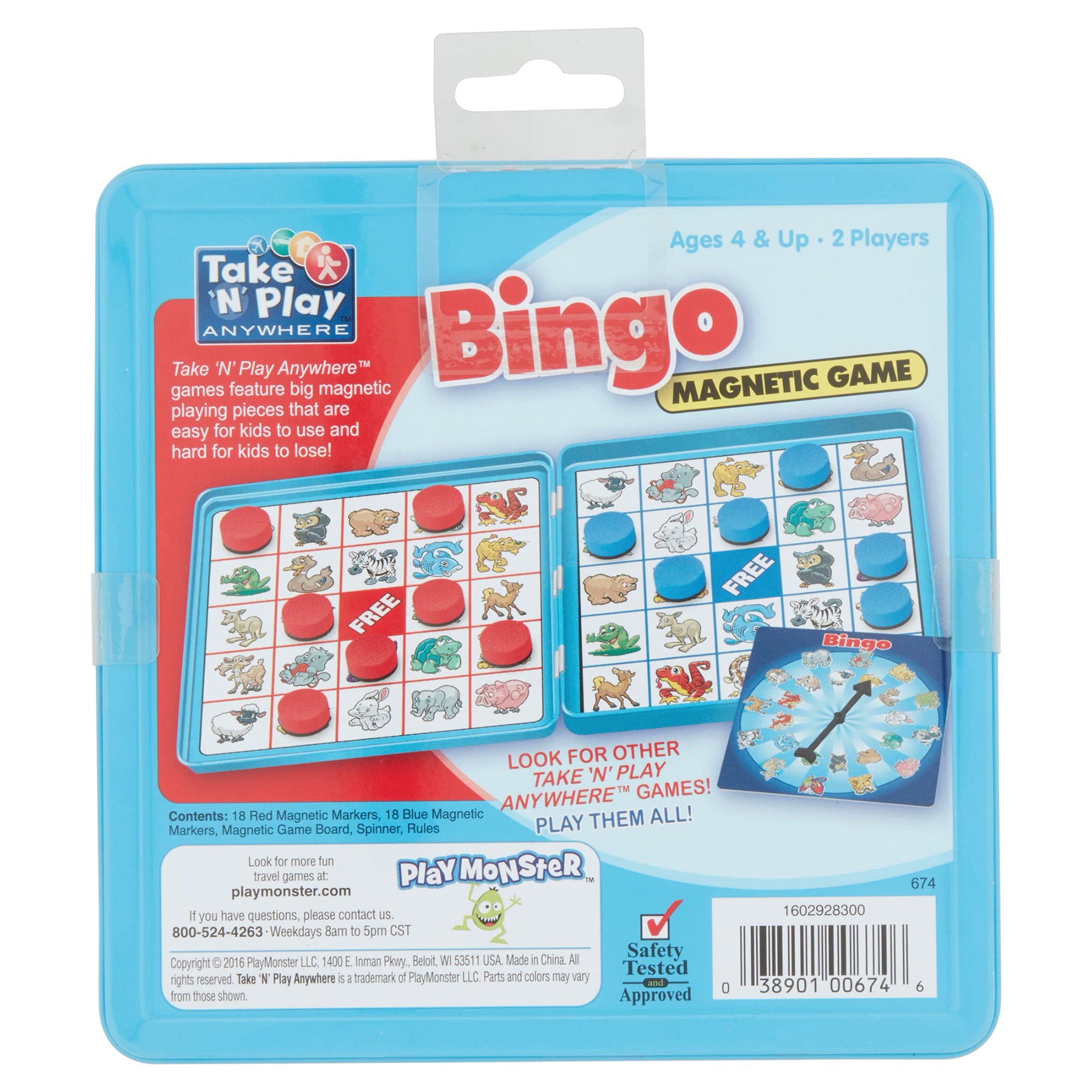 Bingo Magnetic Travel Game
