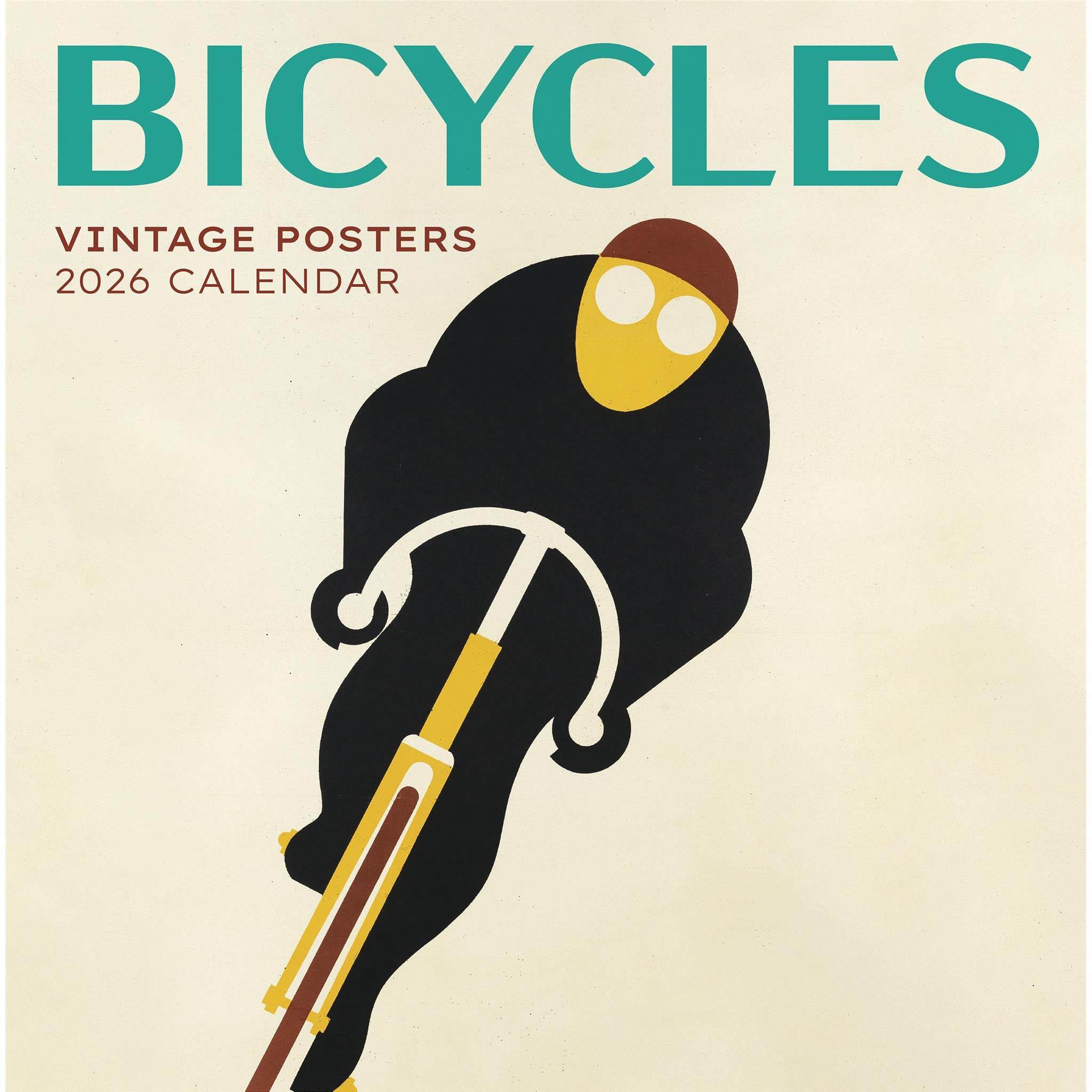 Bicycles Vintage Posters 2026 Wall Calendar - Online Only