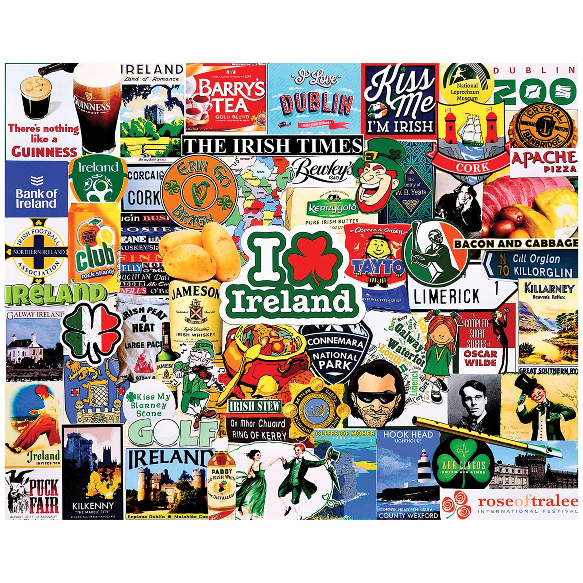 I Love Ireland 1000 Piece Puzzle - Online Only