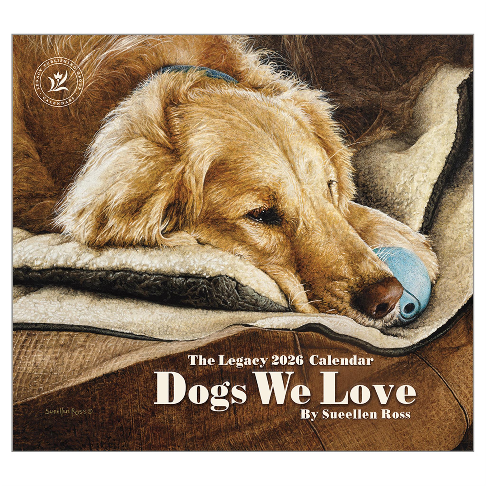 Dogs We Love 2026 Deluxe Wall Calendar