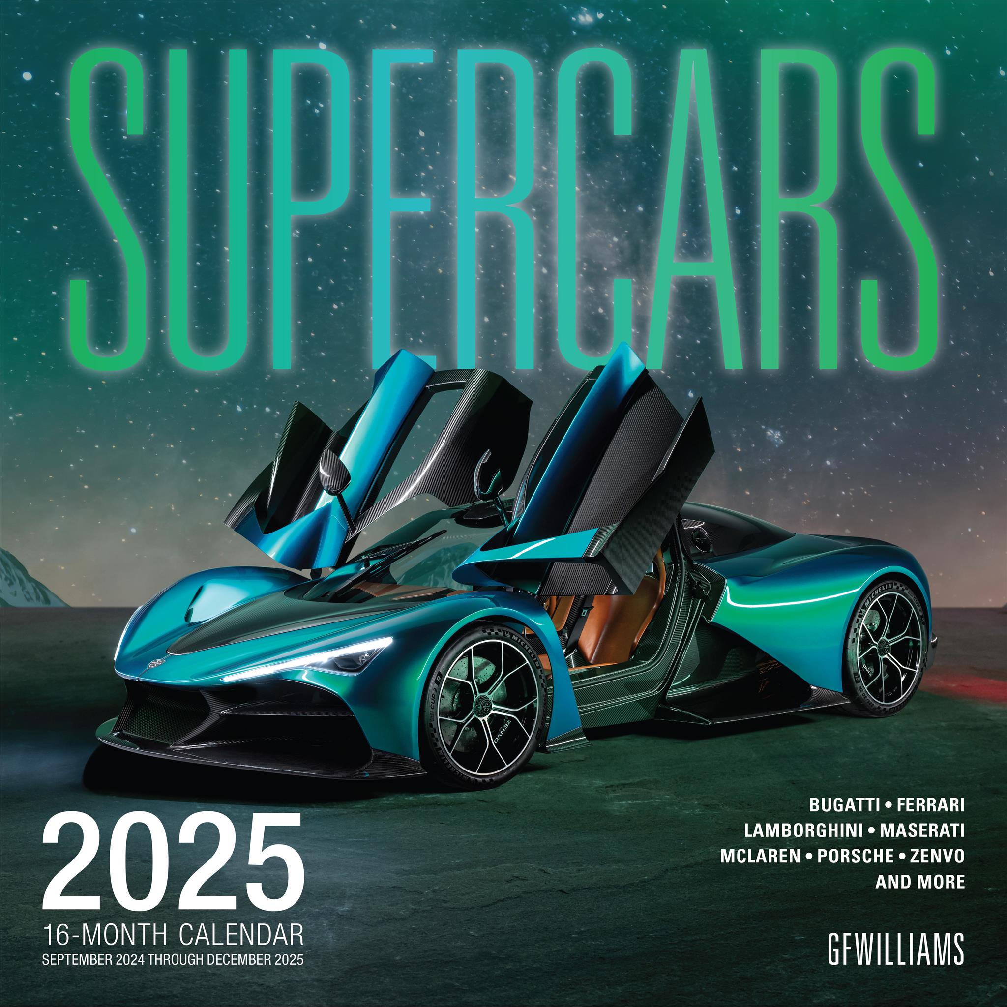 Mclaren Wall Calendar 2025
