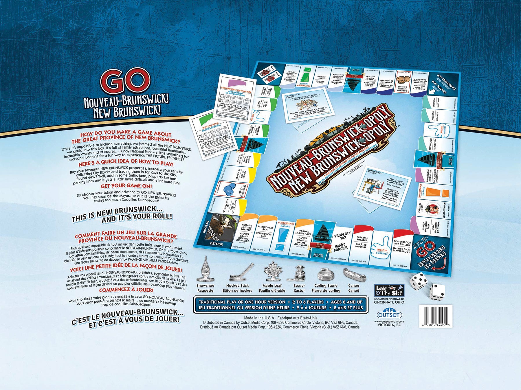 New Brunswick-Opoly - Calendar Club Canada
