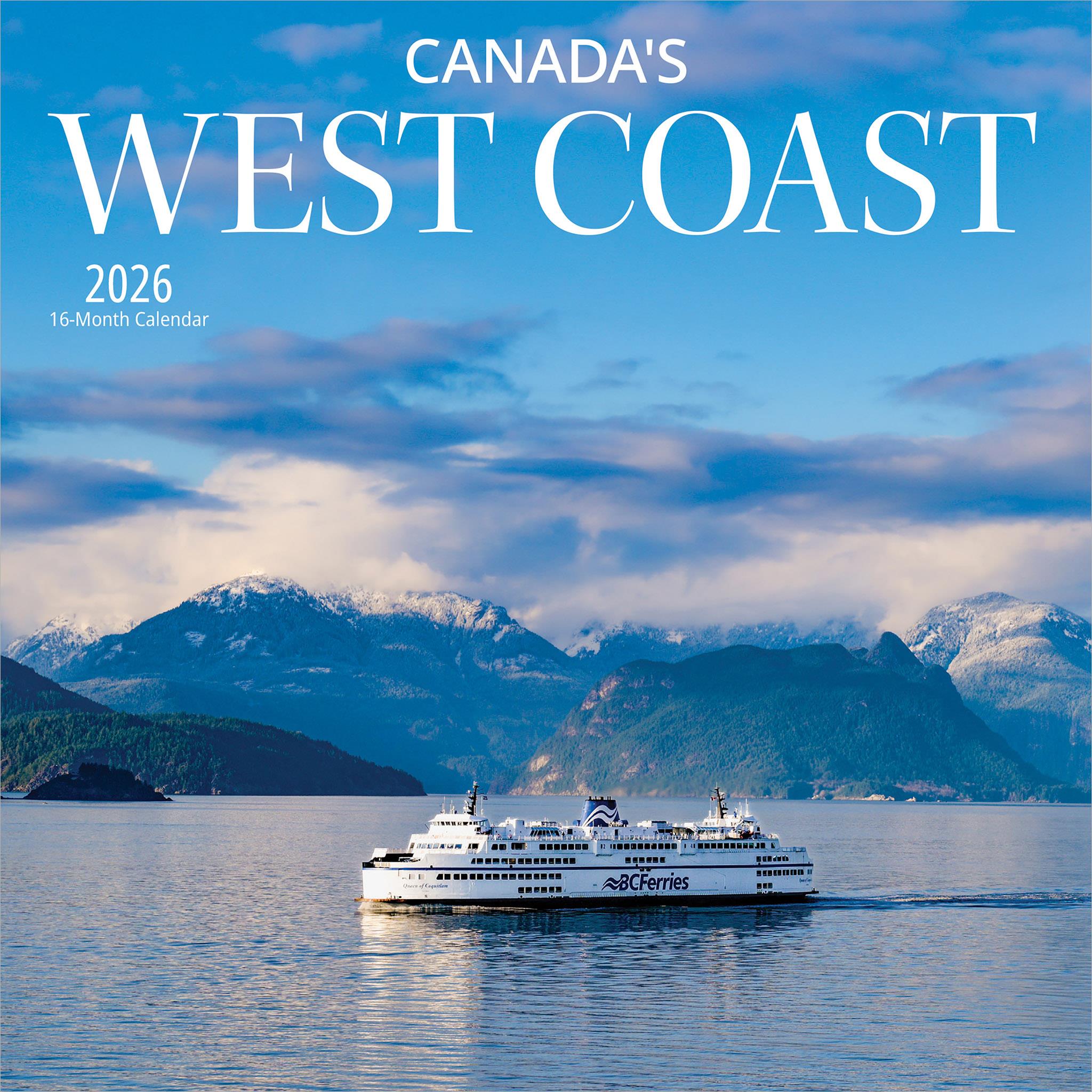 Canadas West Coast 2026 Mini Calendar - Online Only