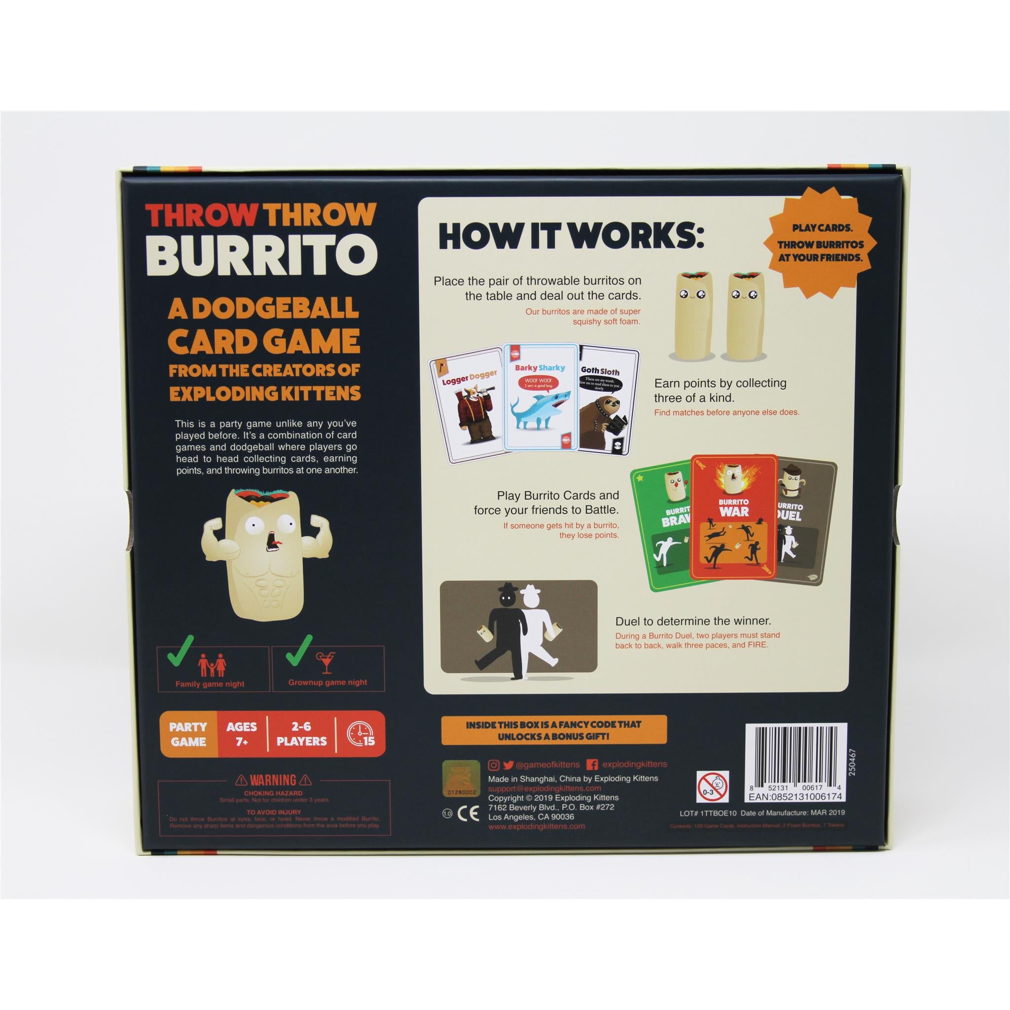 Throw Throw Burrito - Calendar Club Canada