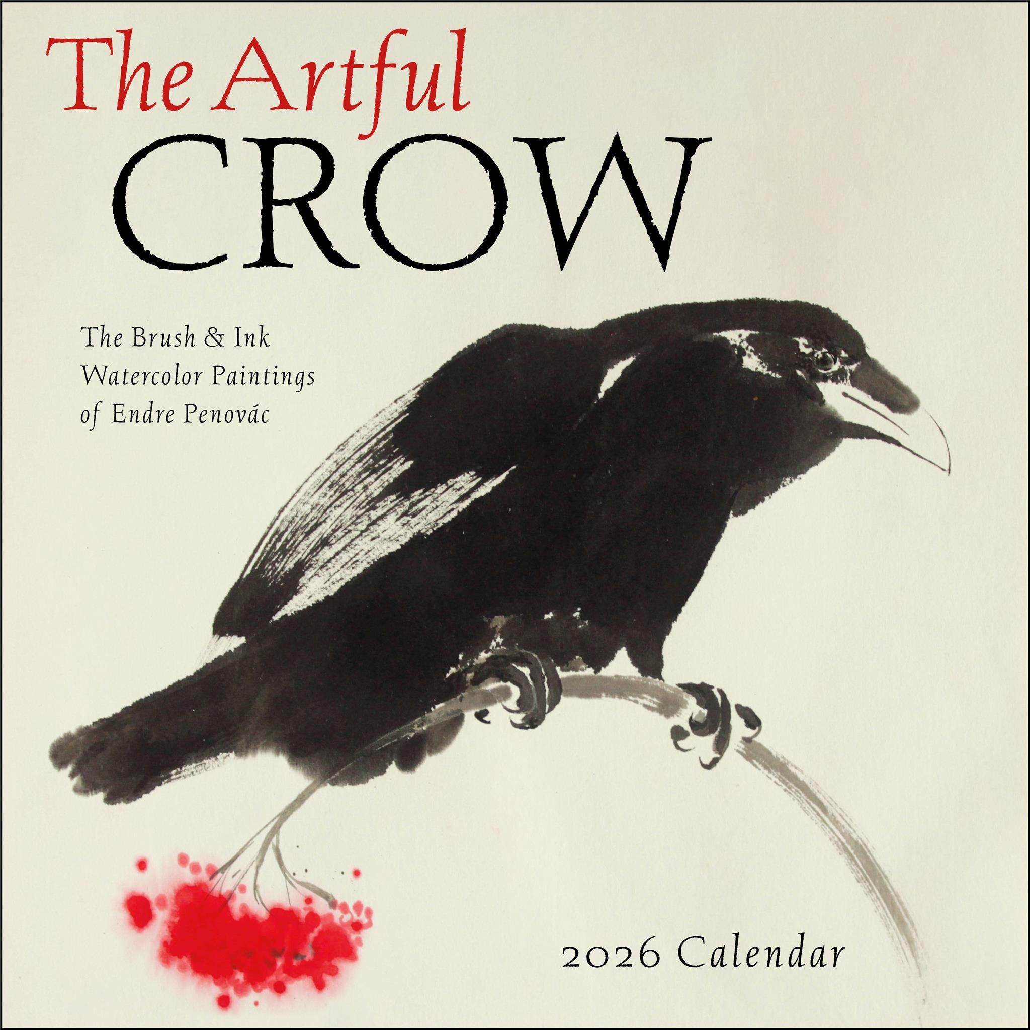 Artful Crow 2026 Wall Calendar - Online Only