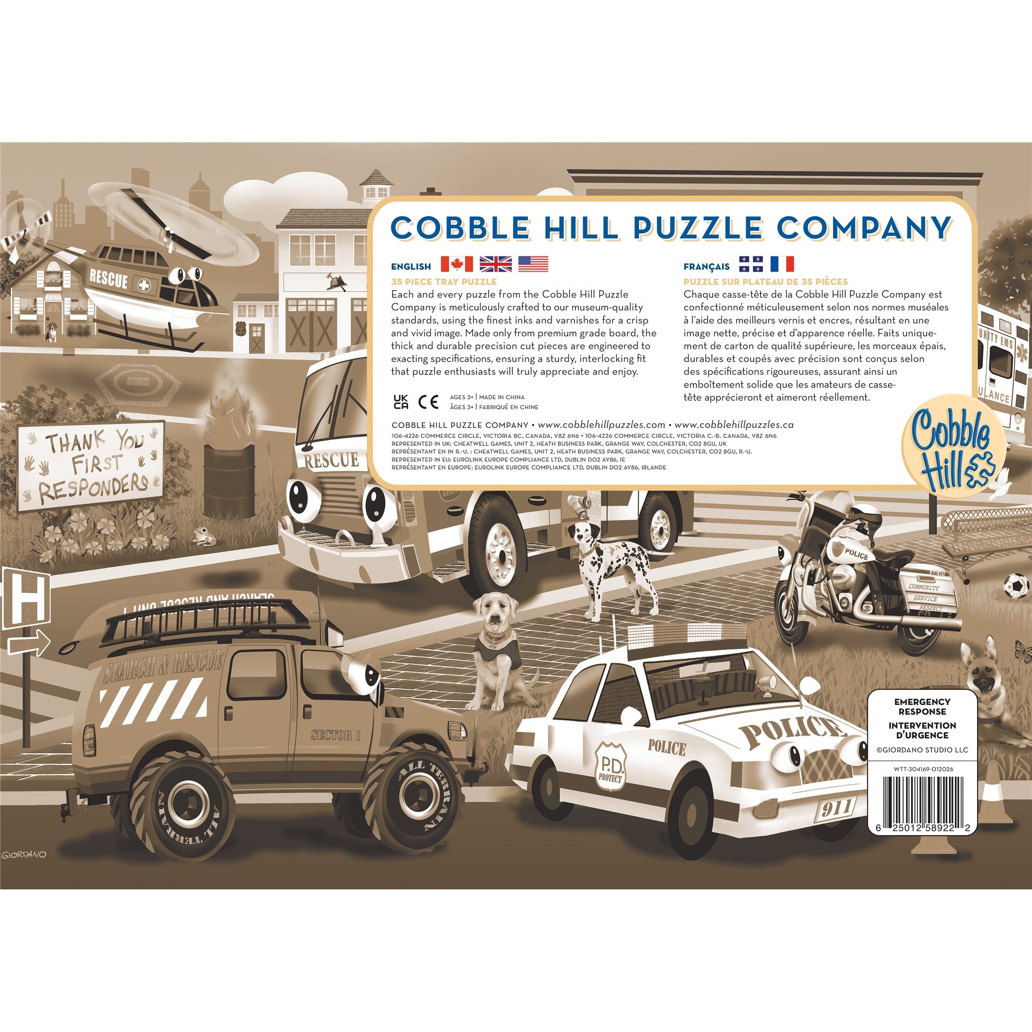 Emergency Response 35 Piece Tray Puzzle