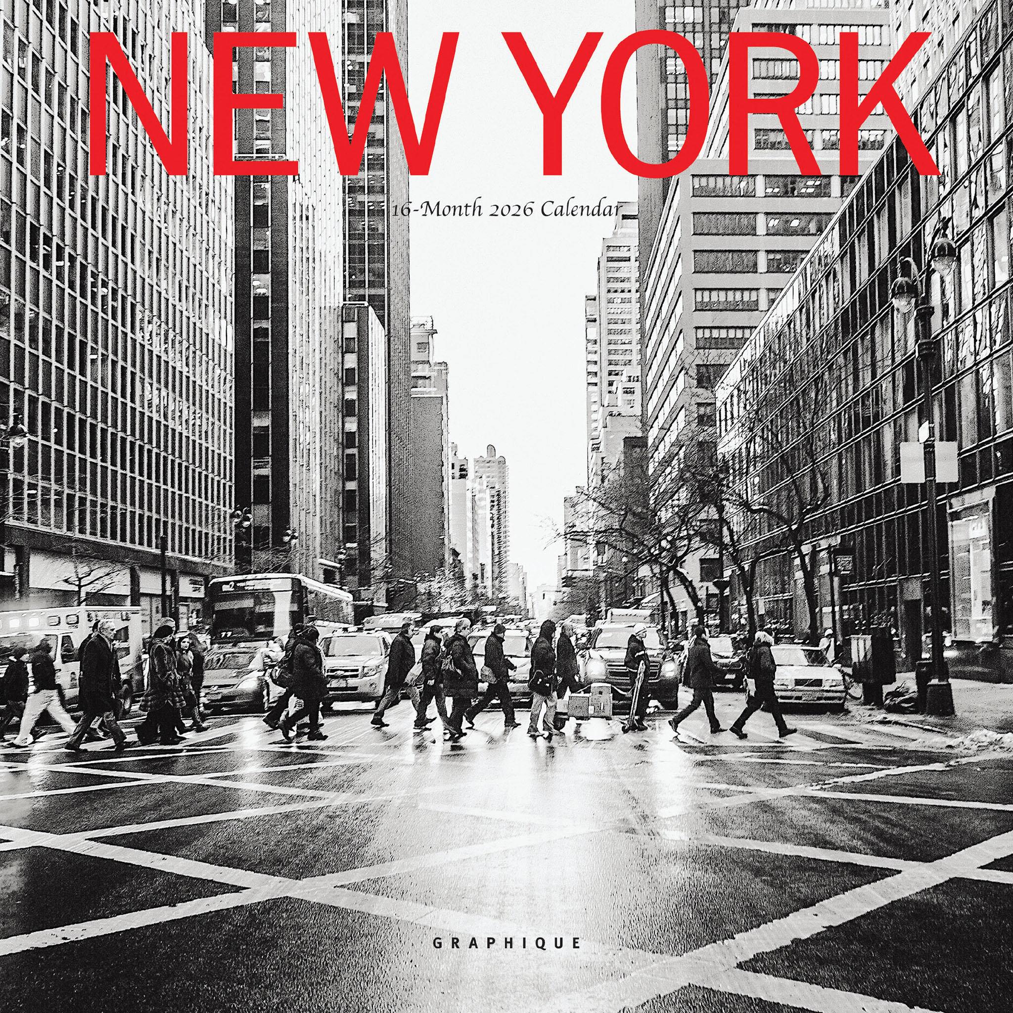 New York 2026 Mini Calendar
