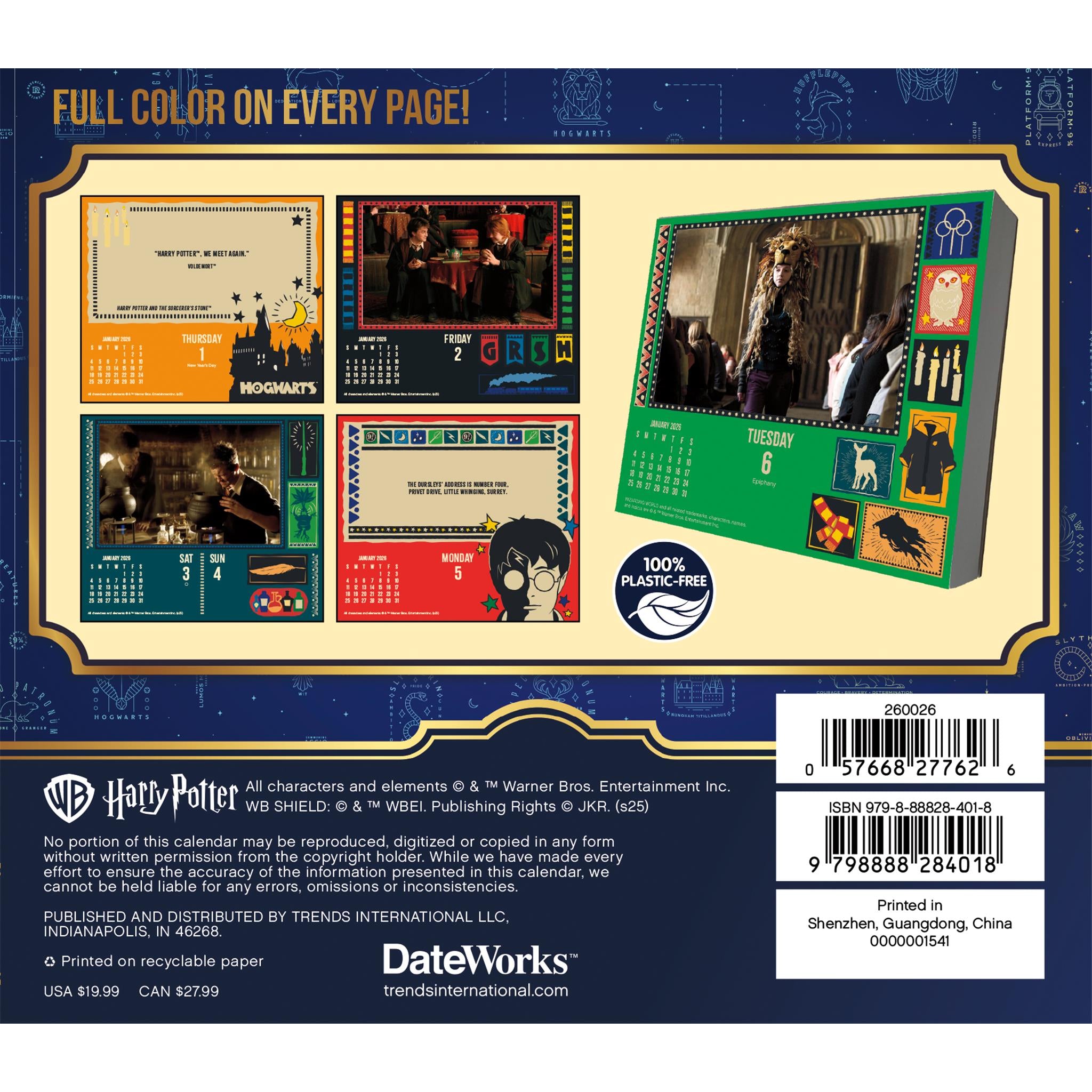 Harry Potter 2026 Box Calendar