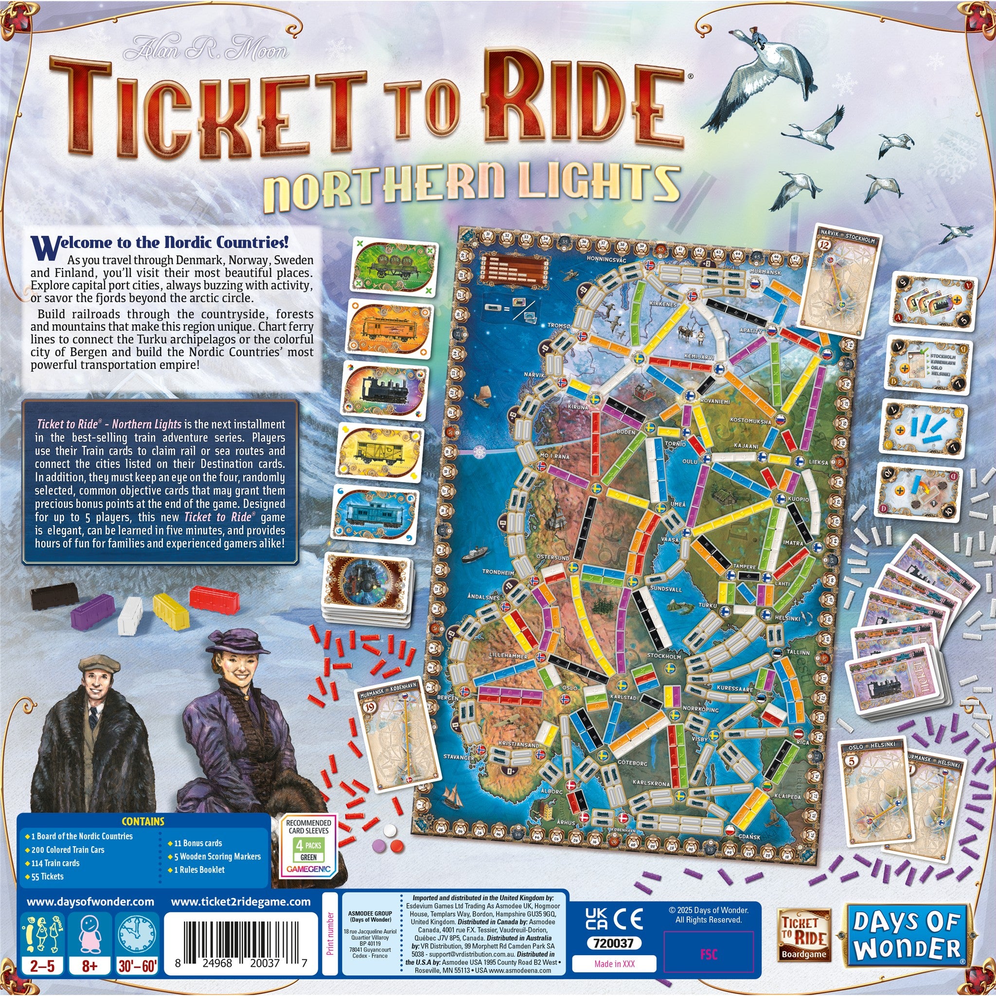 Ticket to Ride Northern Lights