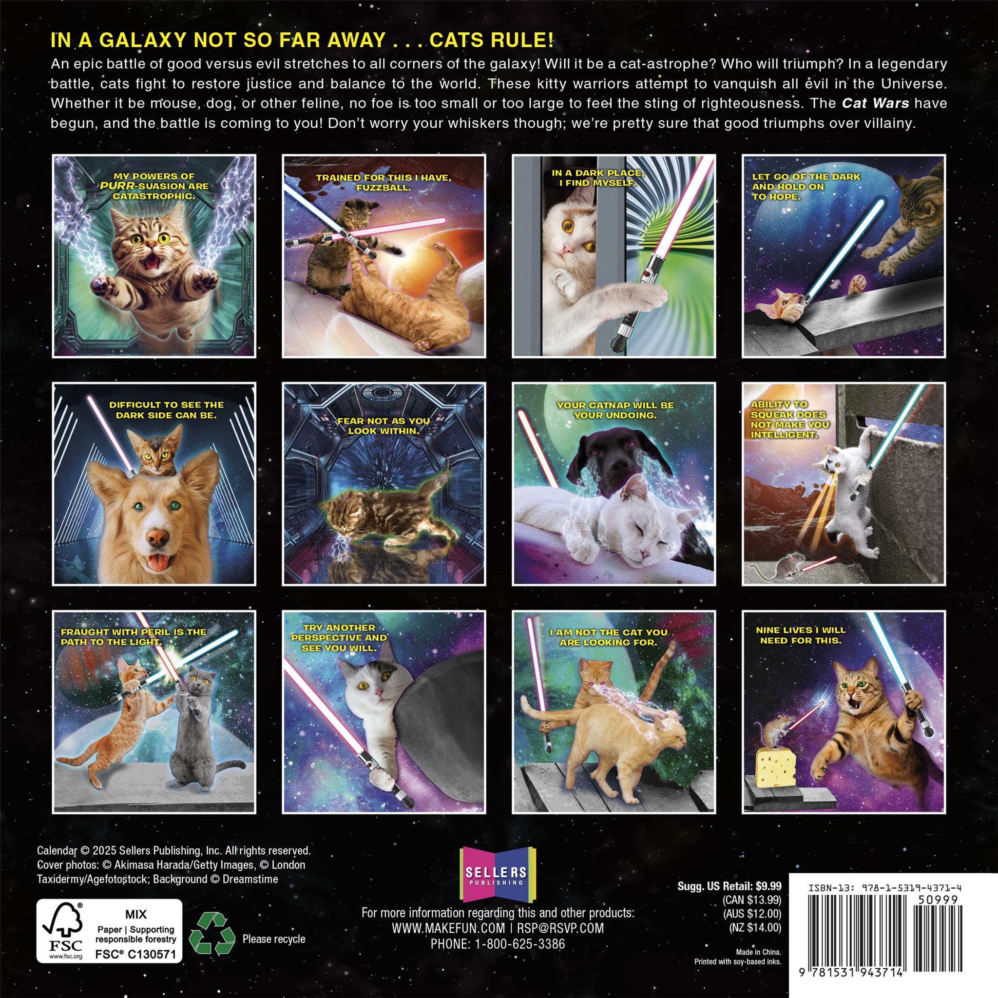 Cat Wars 2026 Mini Calendar