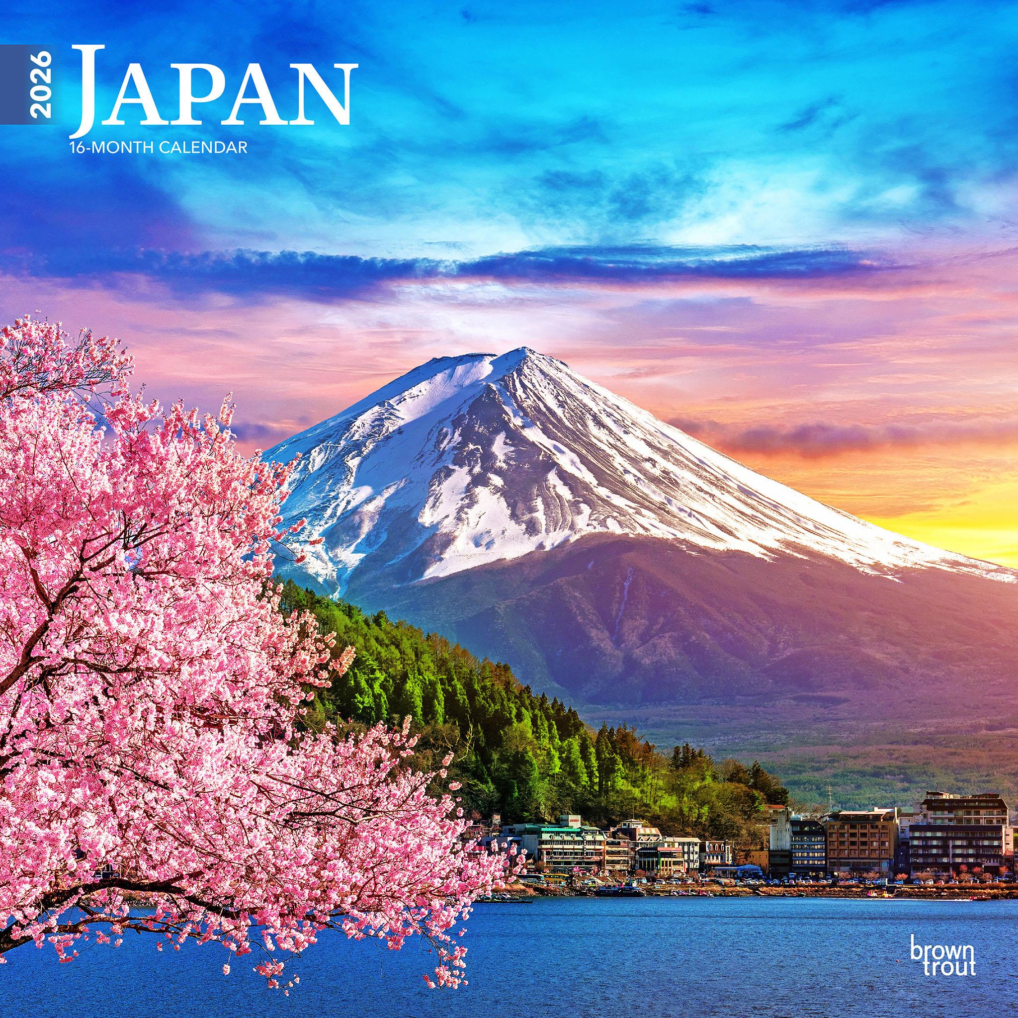Japan 2026 Wall Calendar - Online Only
