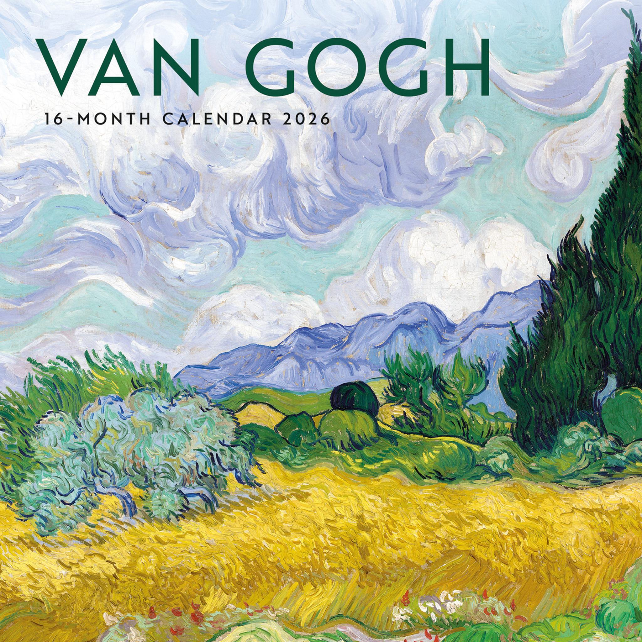 Van Gogh 2026 Mini Calendar