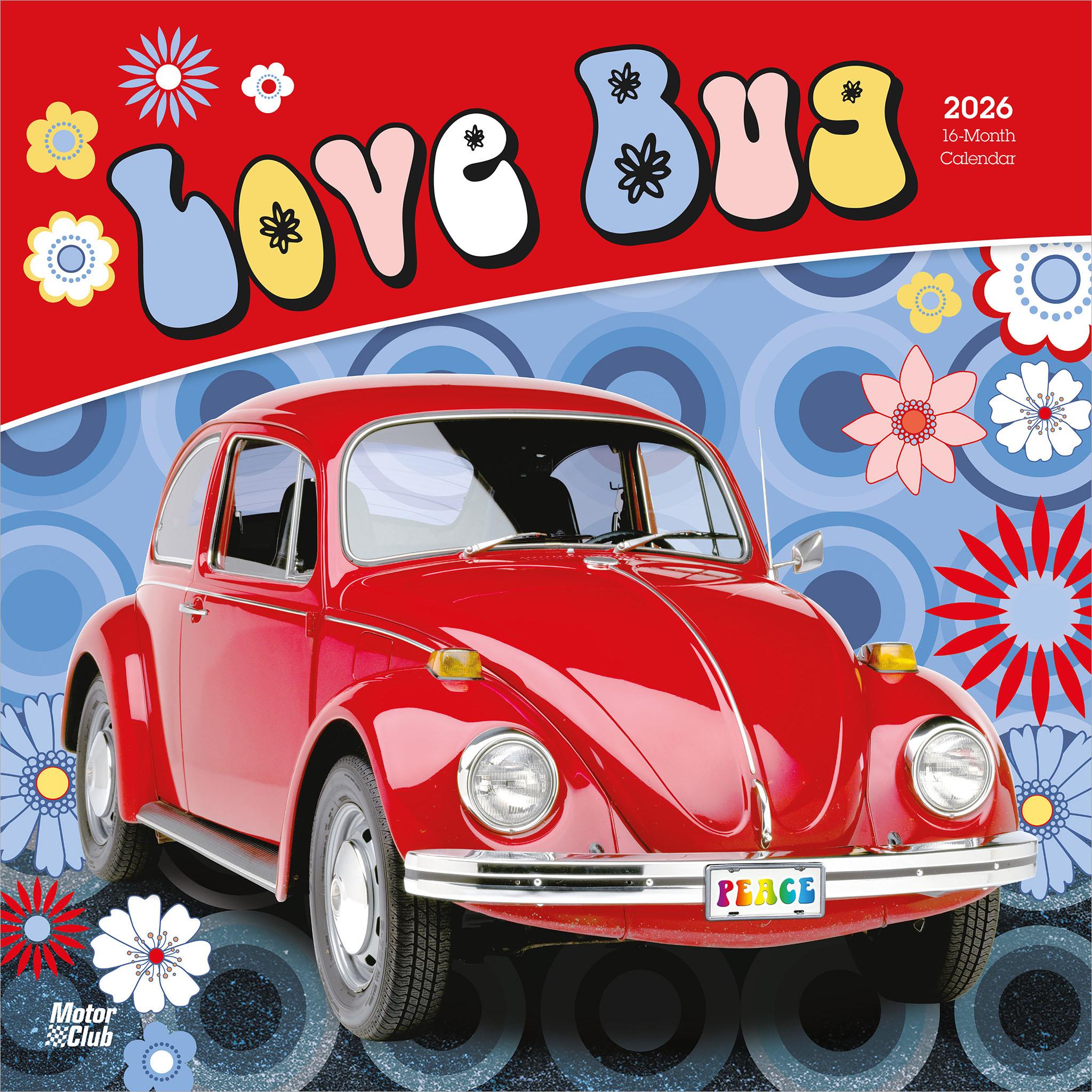 Love Bug 2026 Wall Calendar