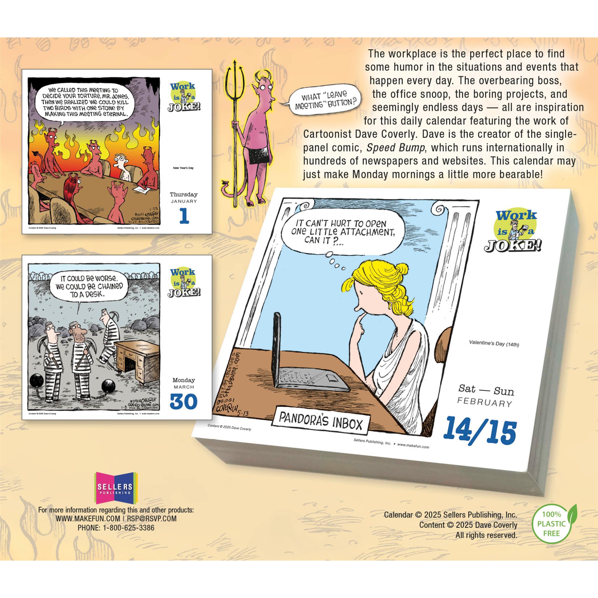 Work Is A Joke Daily Workplace Humor 2026 Box Calendar