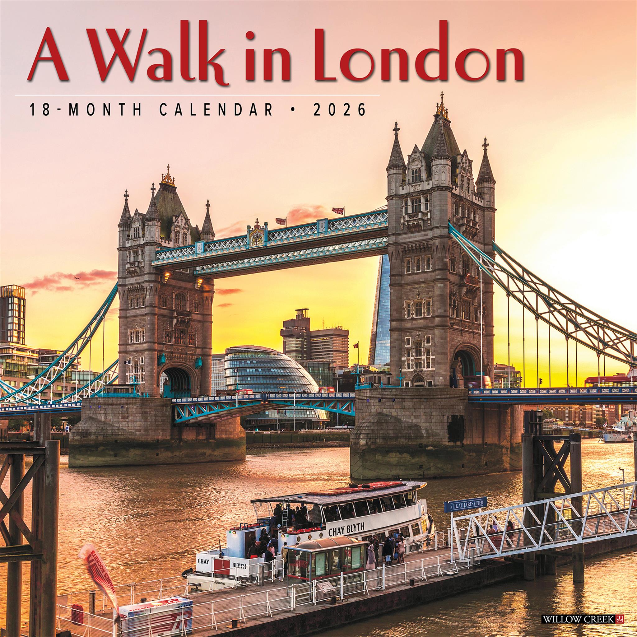 Walk In London 2026 Wall Calendar - Online Only