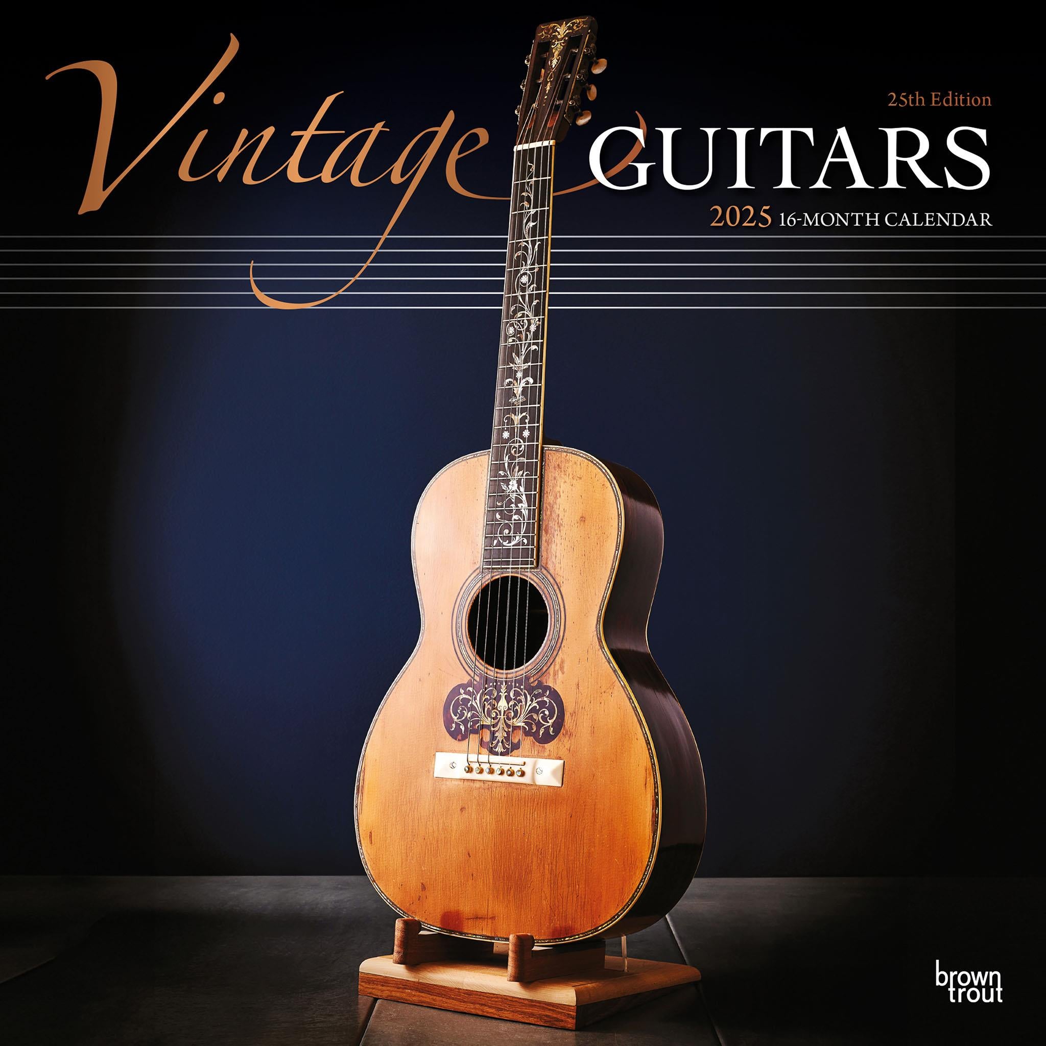 Martin Guitar Calendar 2025