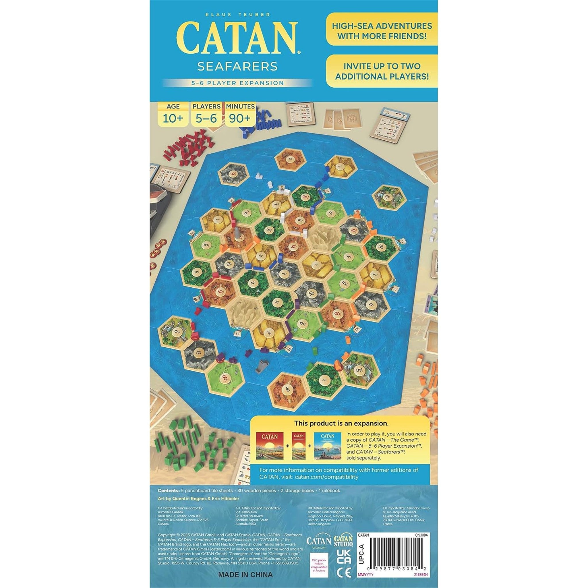 CATAN Expansion: Seafarers 5-6 Players - 6th Edition