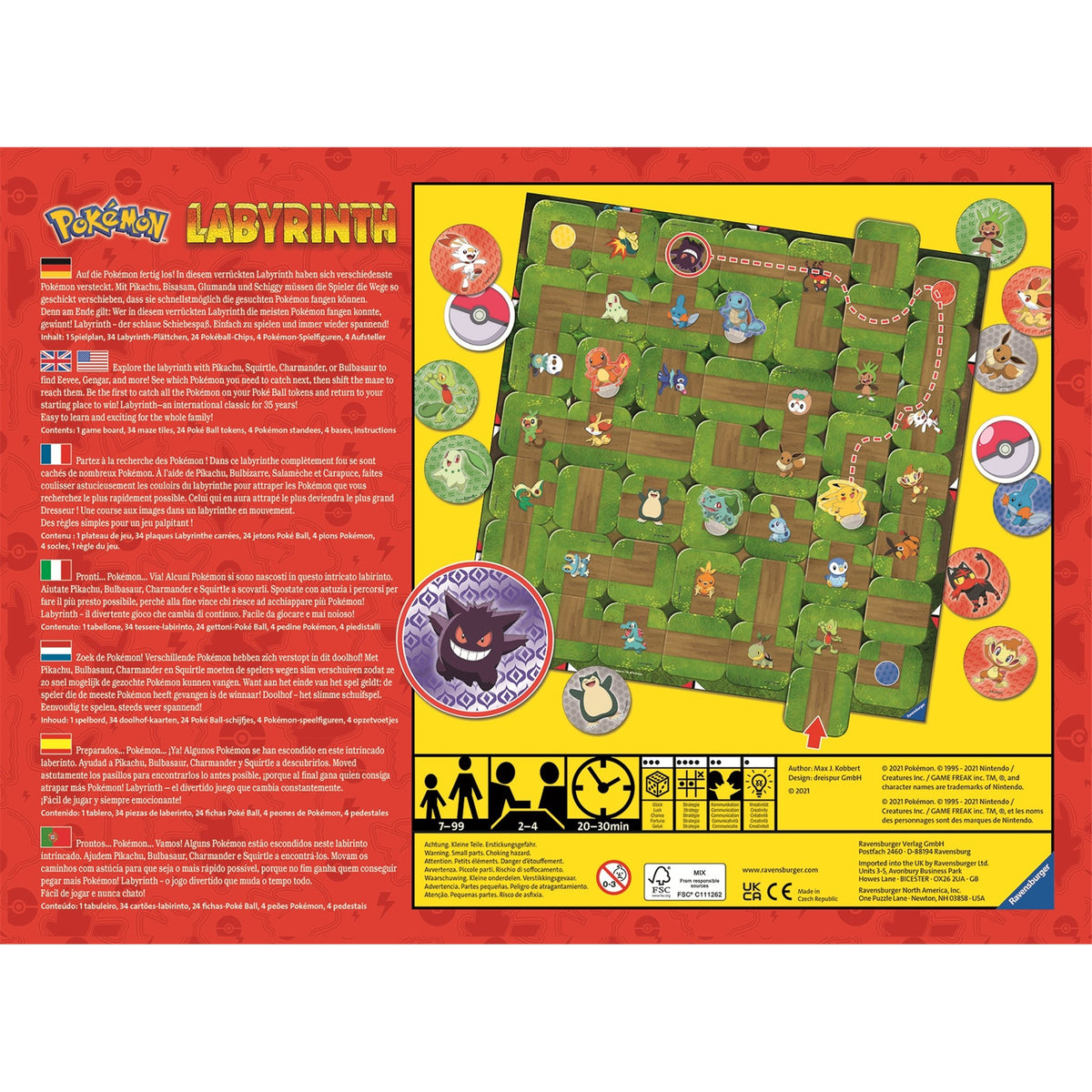 Pokémon Labyrinth - Calendar Club Canada