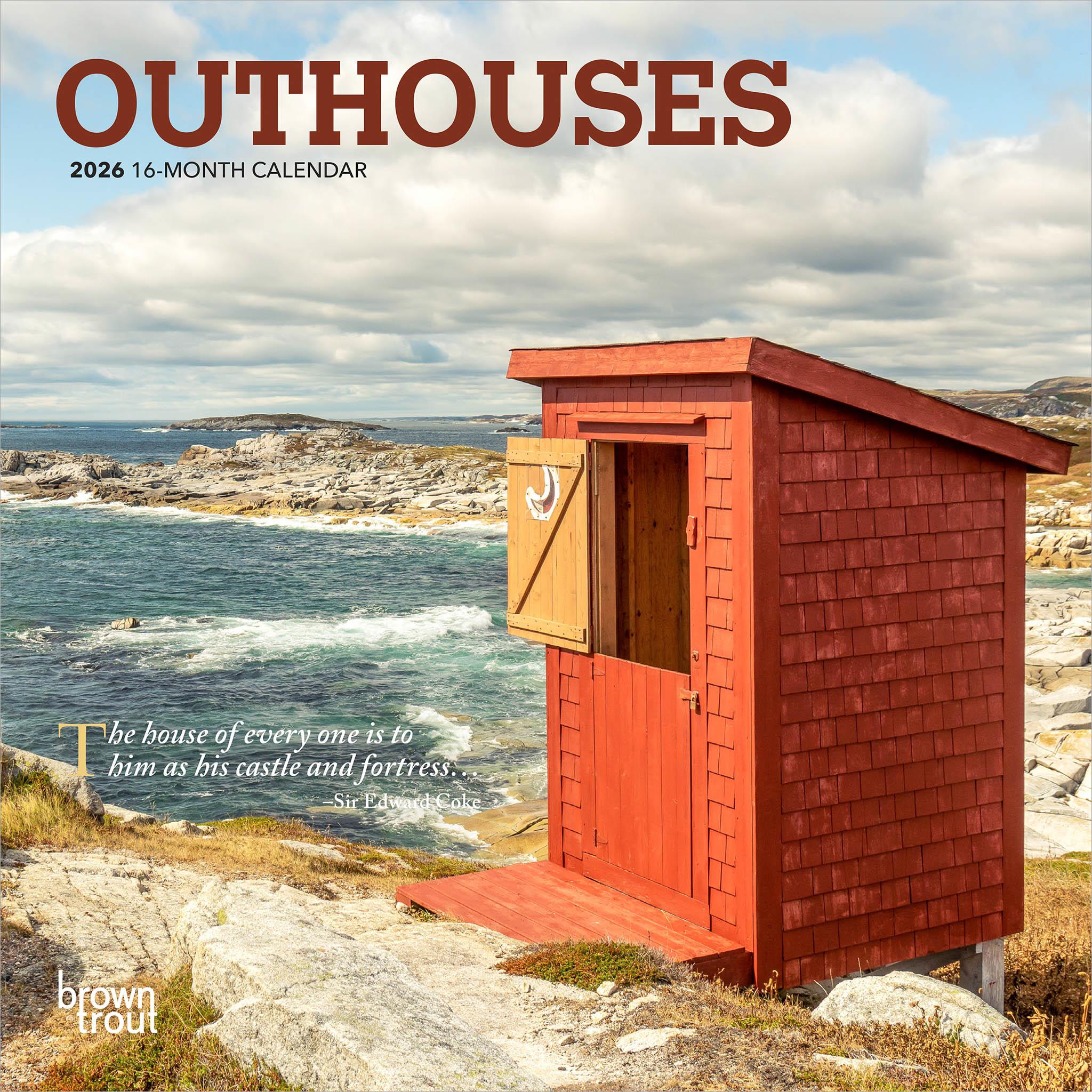 Outhouses 2026 Mini Calendar