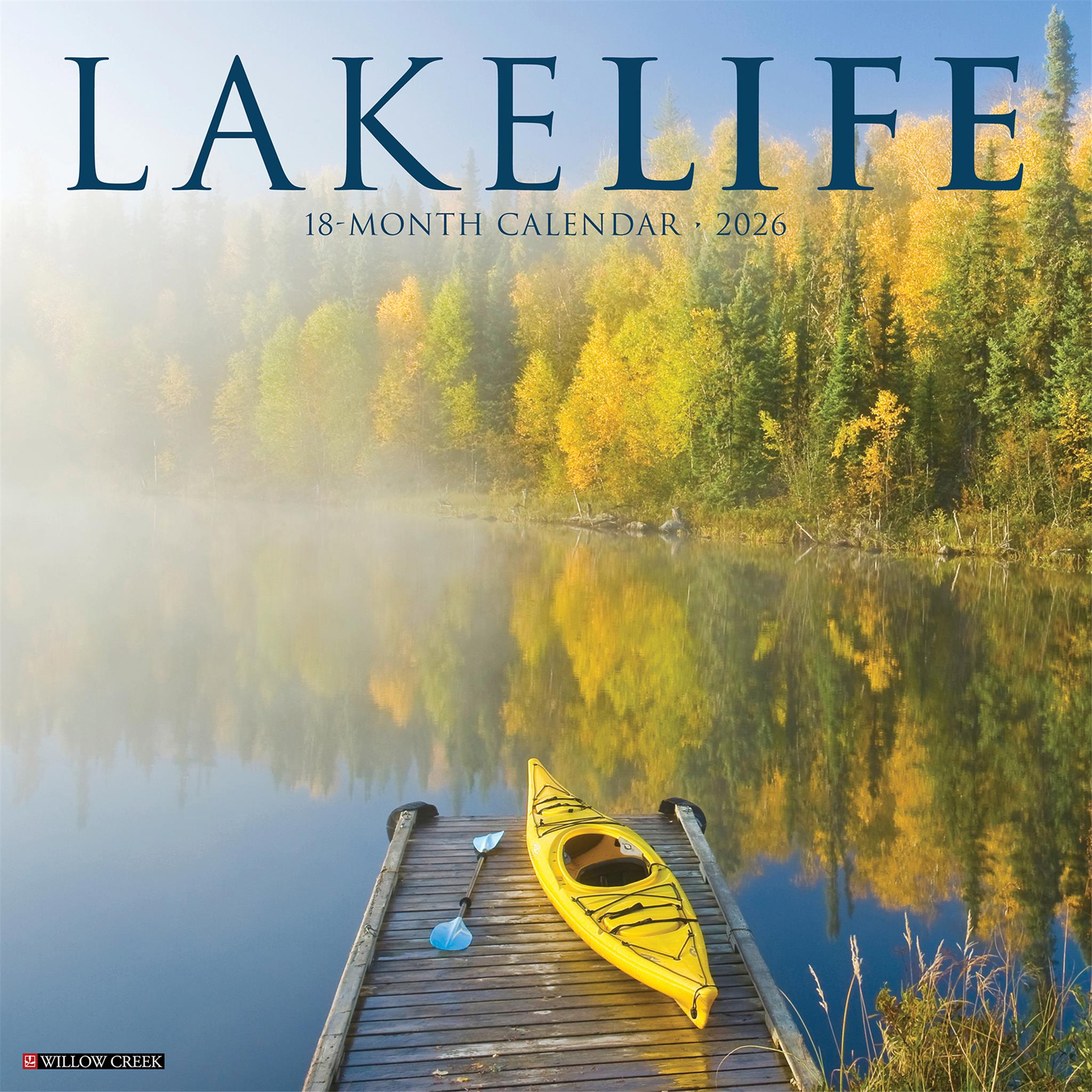 Lake Life 2026 Wall Calendar