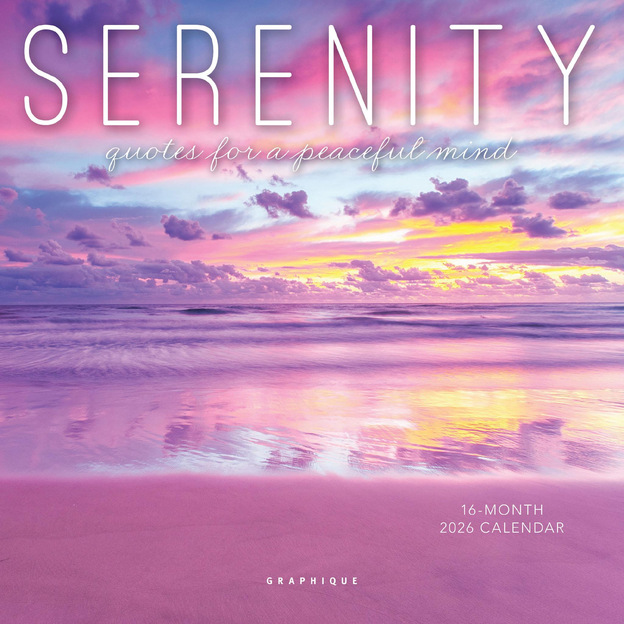 Serenity 2026 Mini Calendar - Online Only