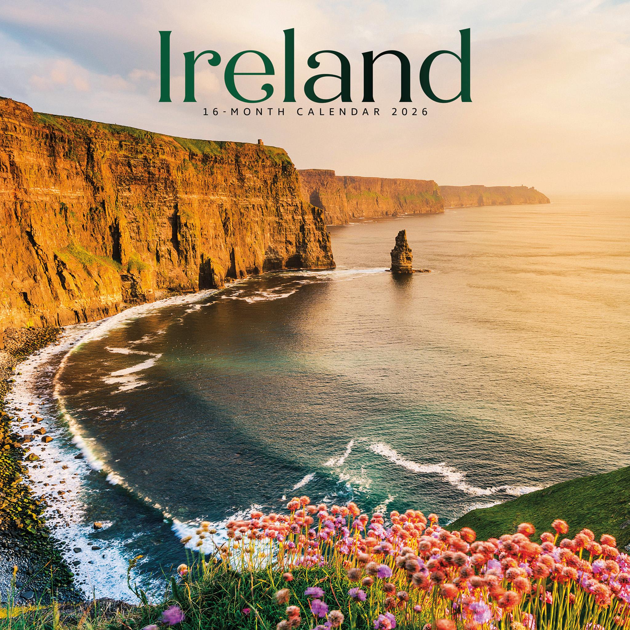Ireland 2026 Wall Calendar