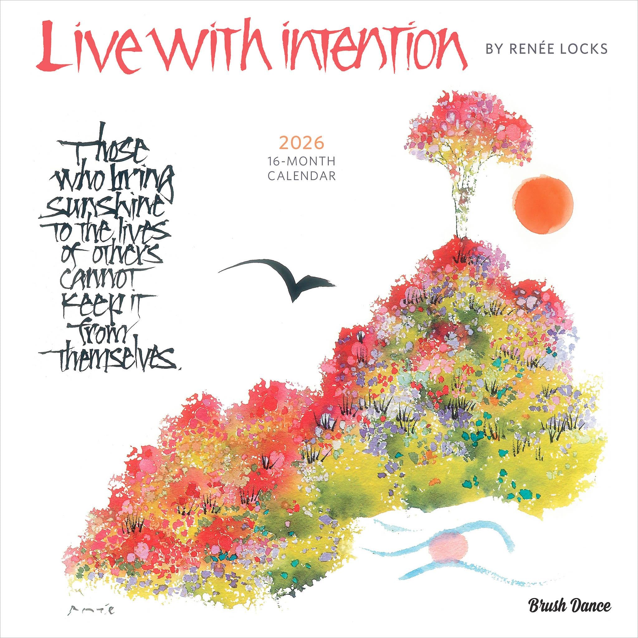 Live With Intention 2026 Wall Calendar
