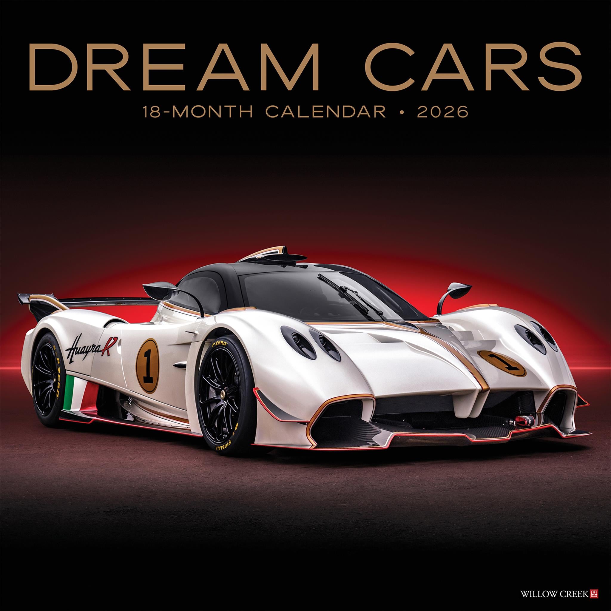 Dream Cars 2026 Wall Calendar