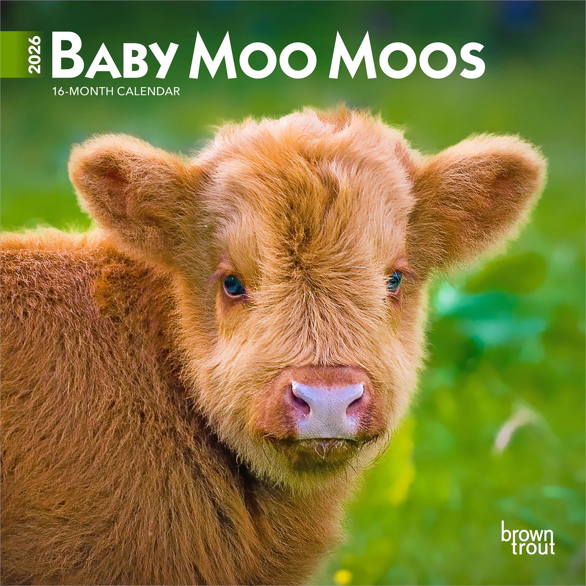 Baby Moo Moos 2026 Mini Calendar - Online Only