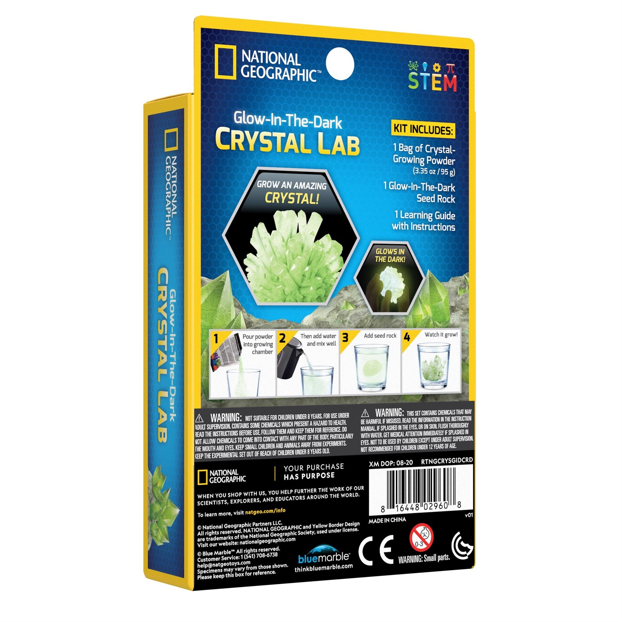 Crystal Grow Glow in the Dark National Geographic