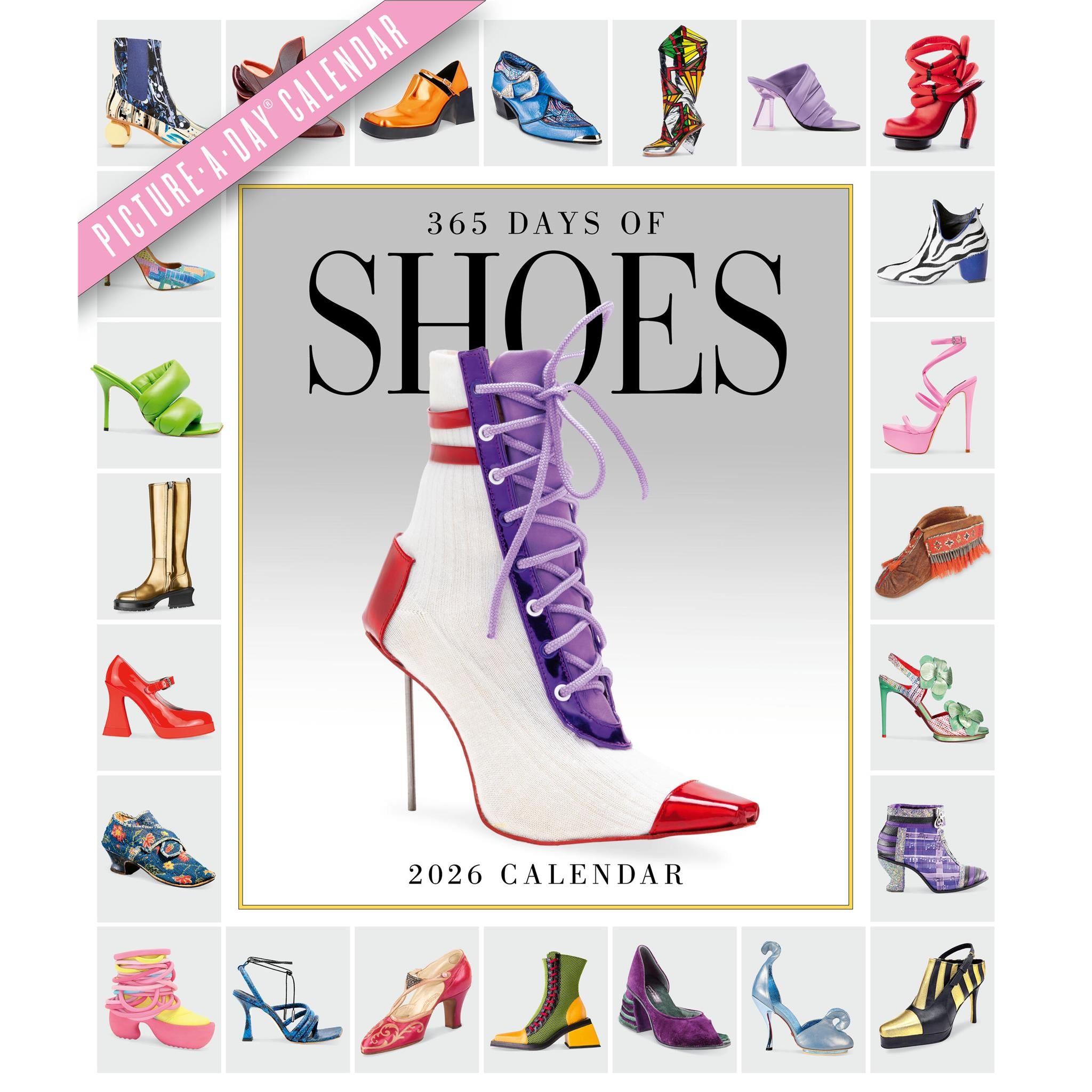 Shoes 365 2026 Wall Calendar