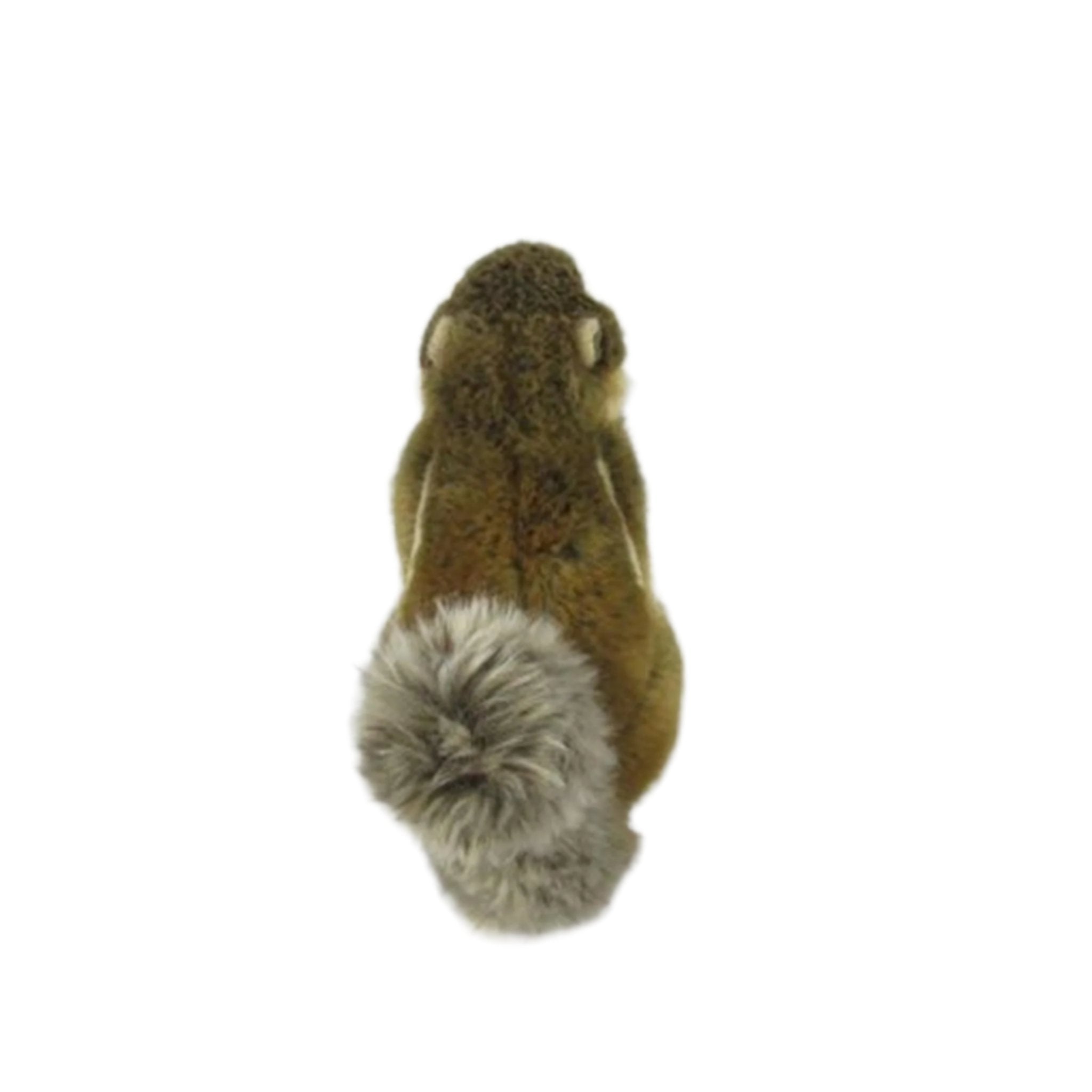 Lifelike Standing Brown Squirrel Plush 7in